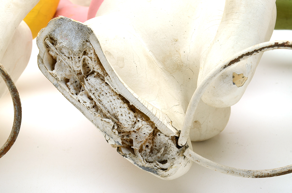 Three Mid-Century Easter Bunny Store Displays