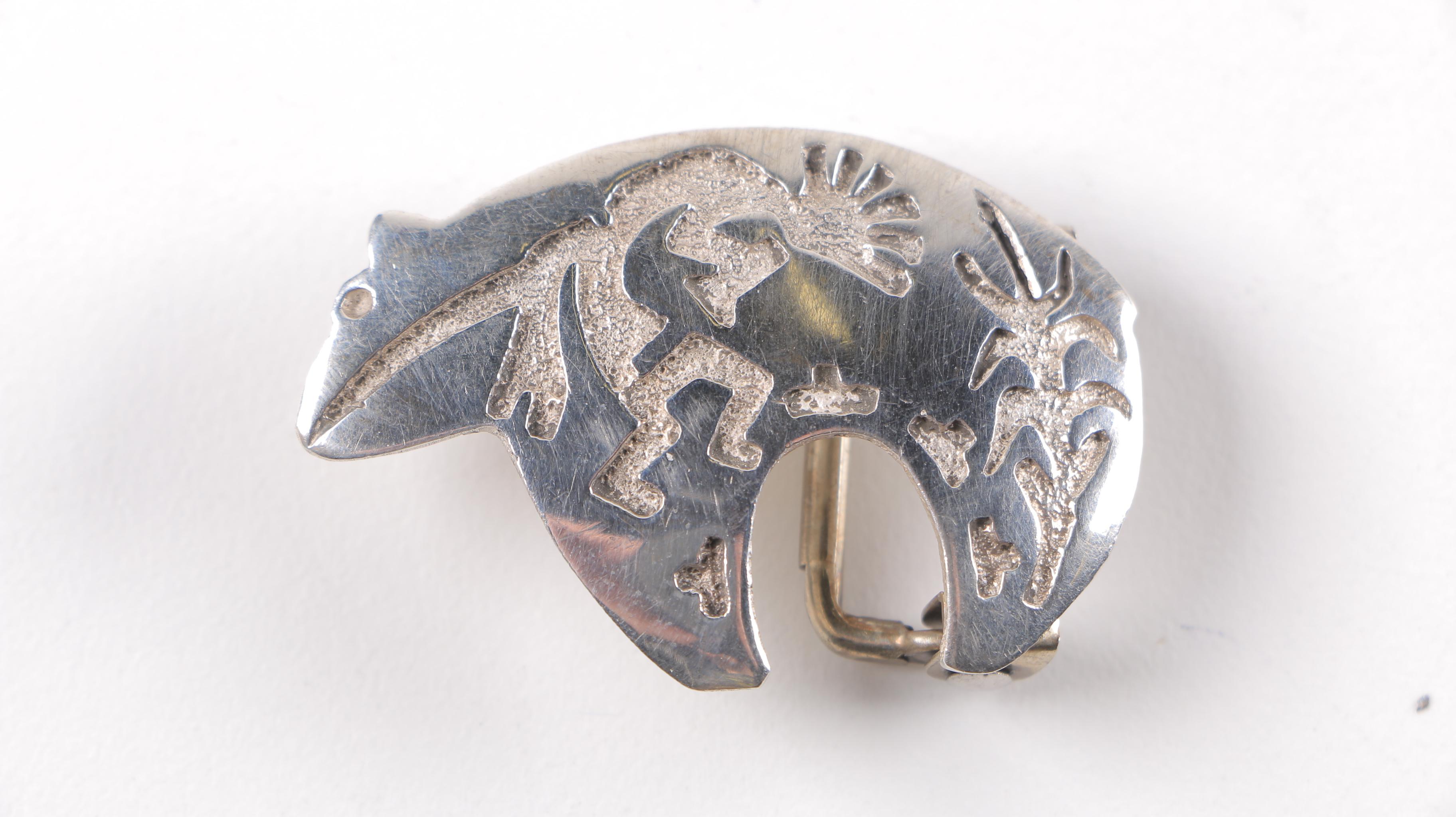 Assortment of Southwestern Style Sterling Silver Jewelry