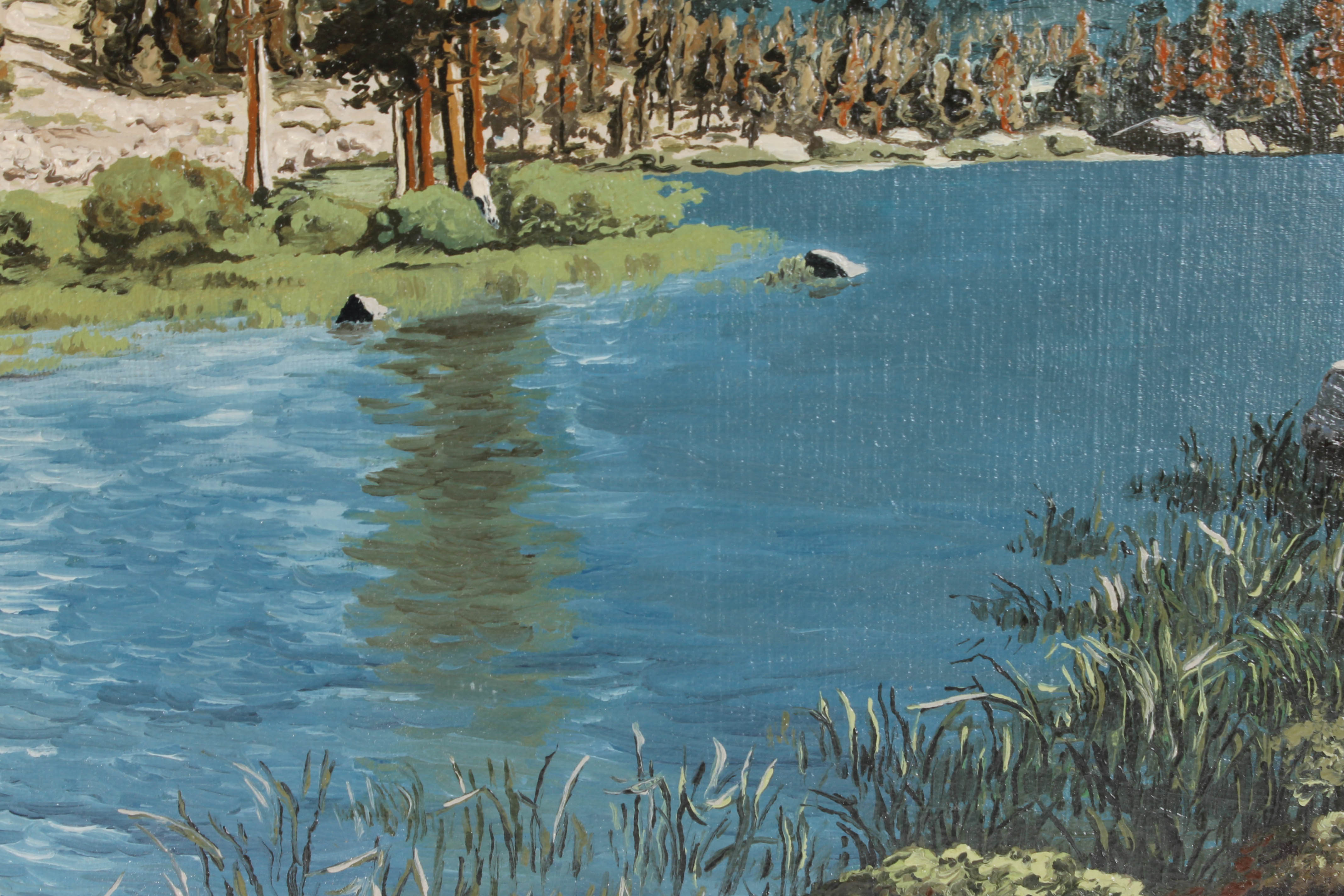 Guy Qualls Original Landscape Oil Painting on Canvas