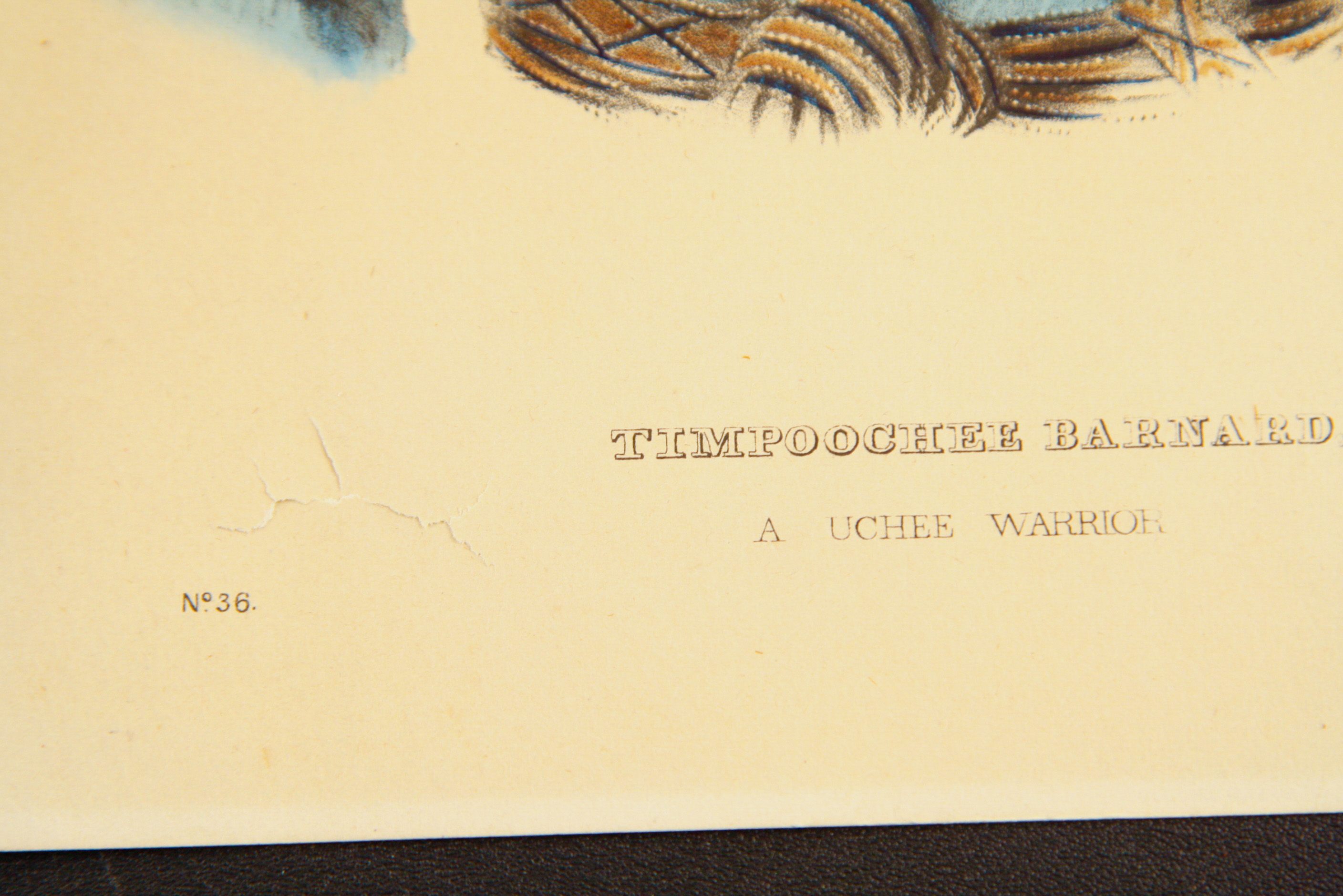 Pair of McKenney and Hall Hand-Colored Folio Lithographs of Native American Warriors