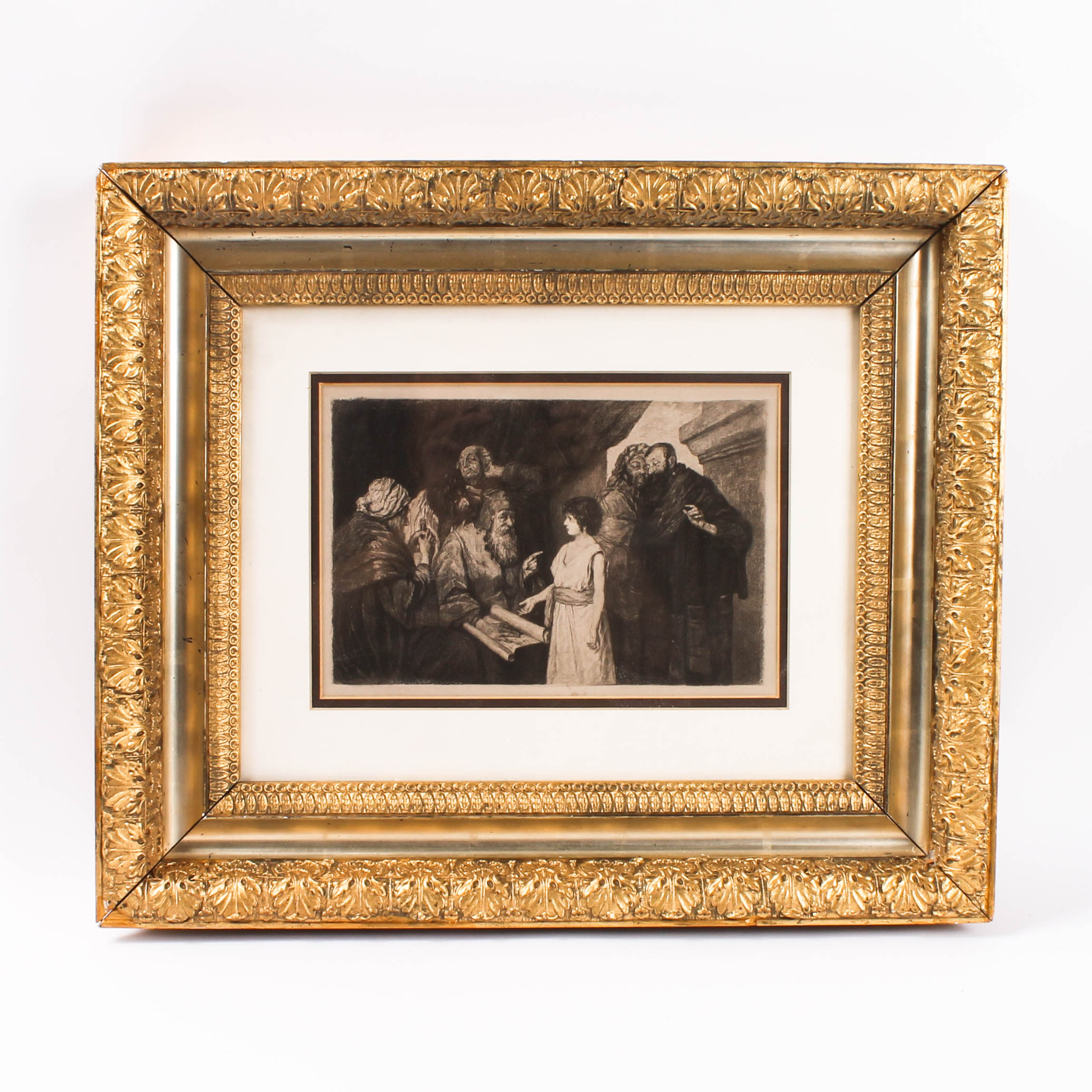 Etching after a Ernst Zimmermann Painting