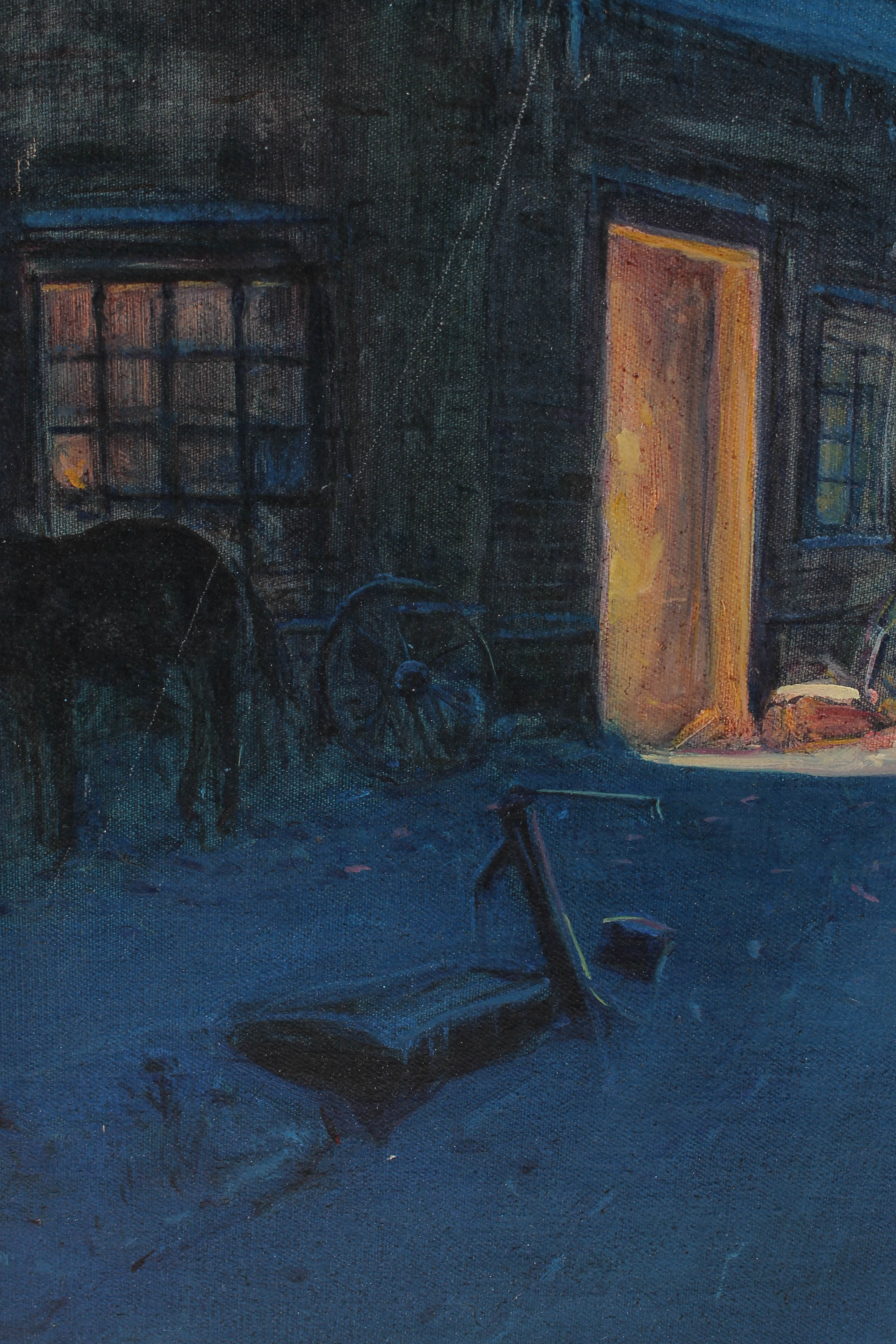 Original Framed Oil Painting on Board