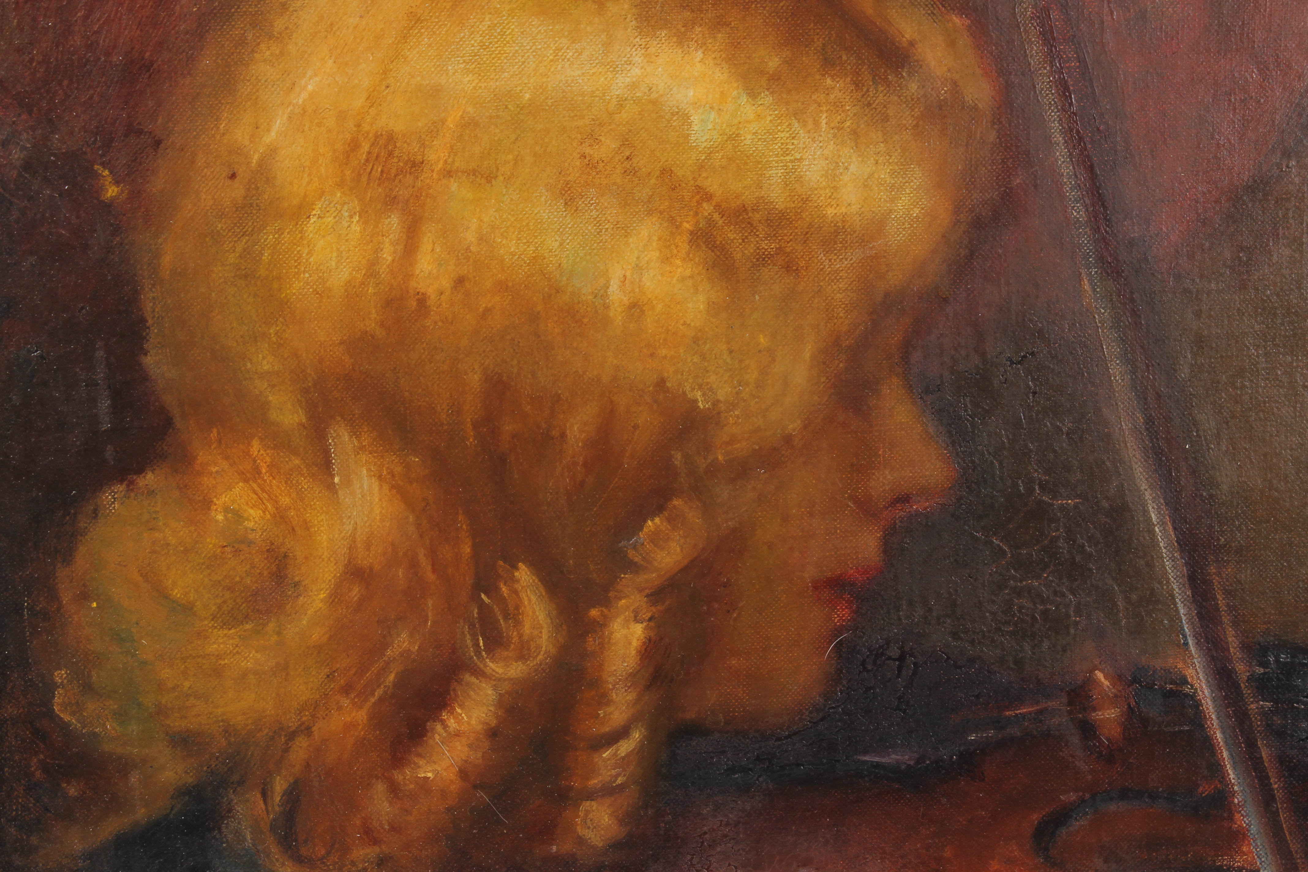 Martha Gilbert Skougor Oil Painting on Canvas Board