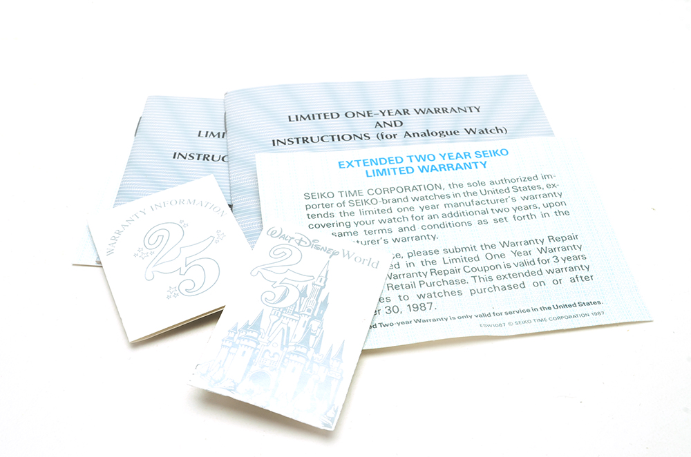 Seiko Mickey Mouse 60th Anniversary Watch