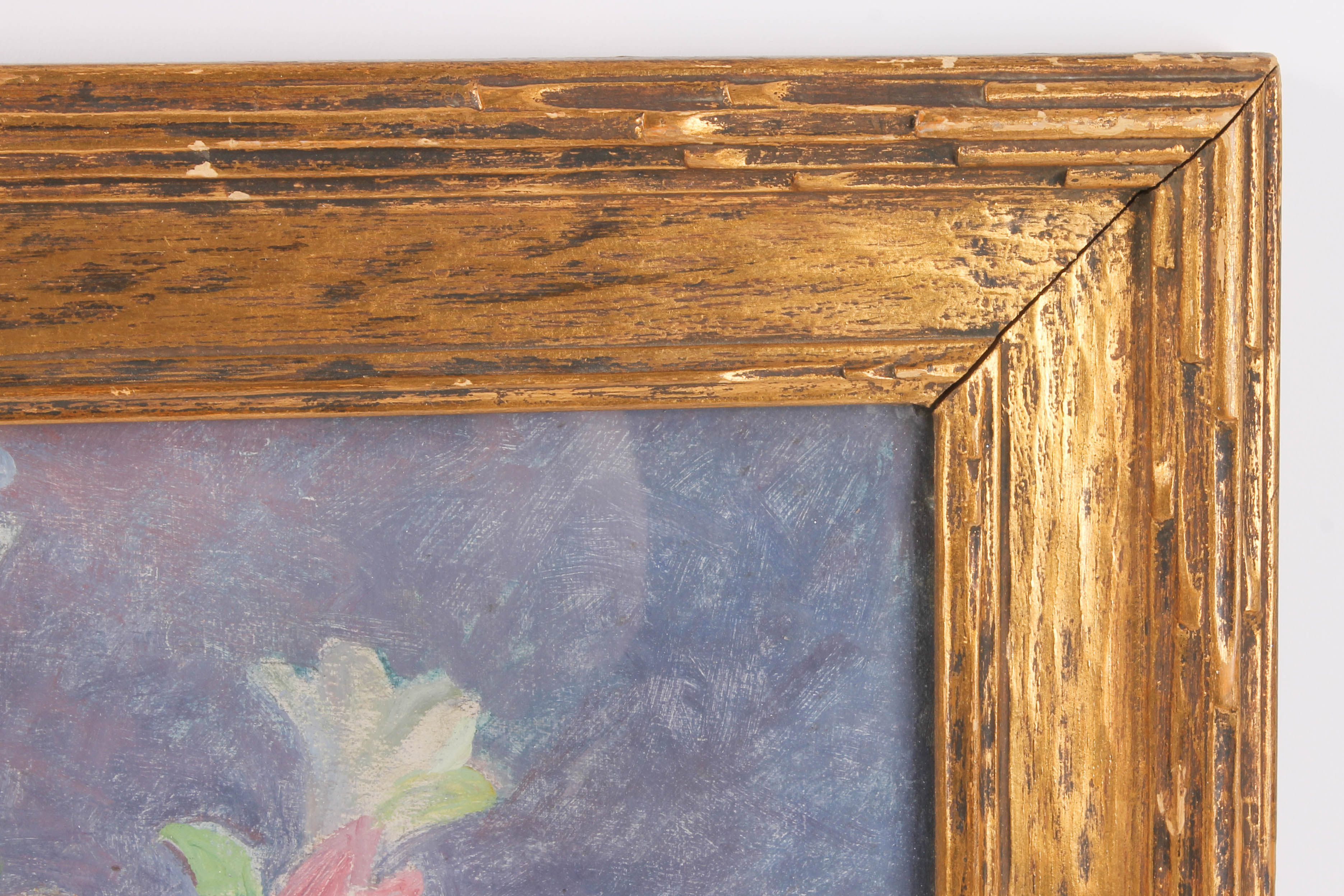 Ellen A. Holmes Oil Painting on Canvas Floral Still Life