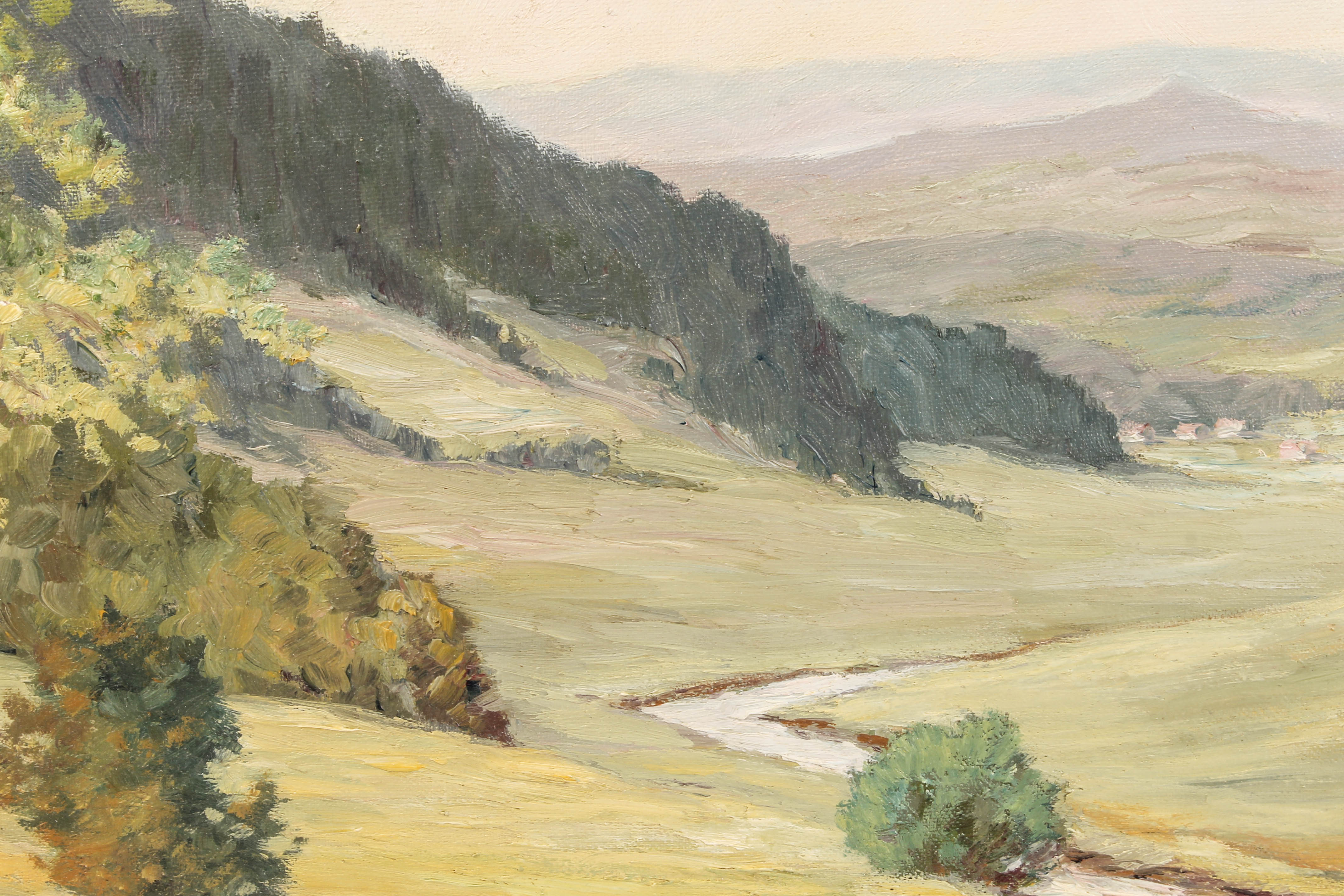 Joseph Bialas Oil Painting on Canvas Landscape