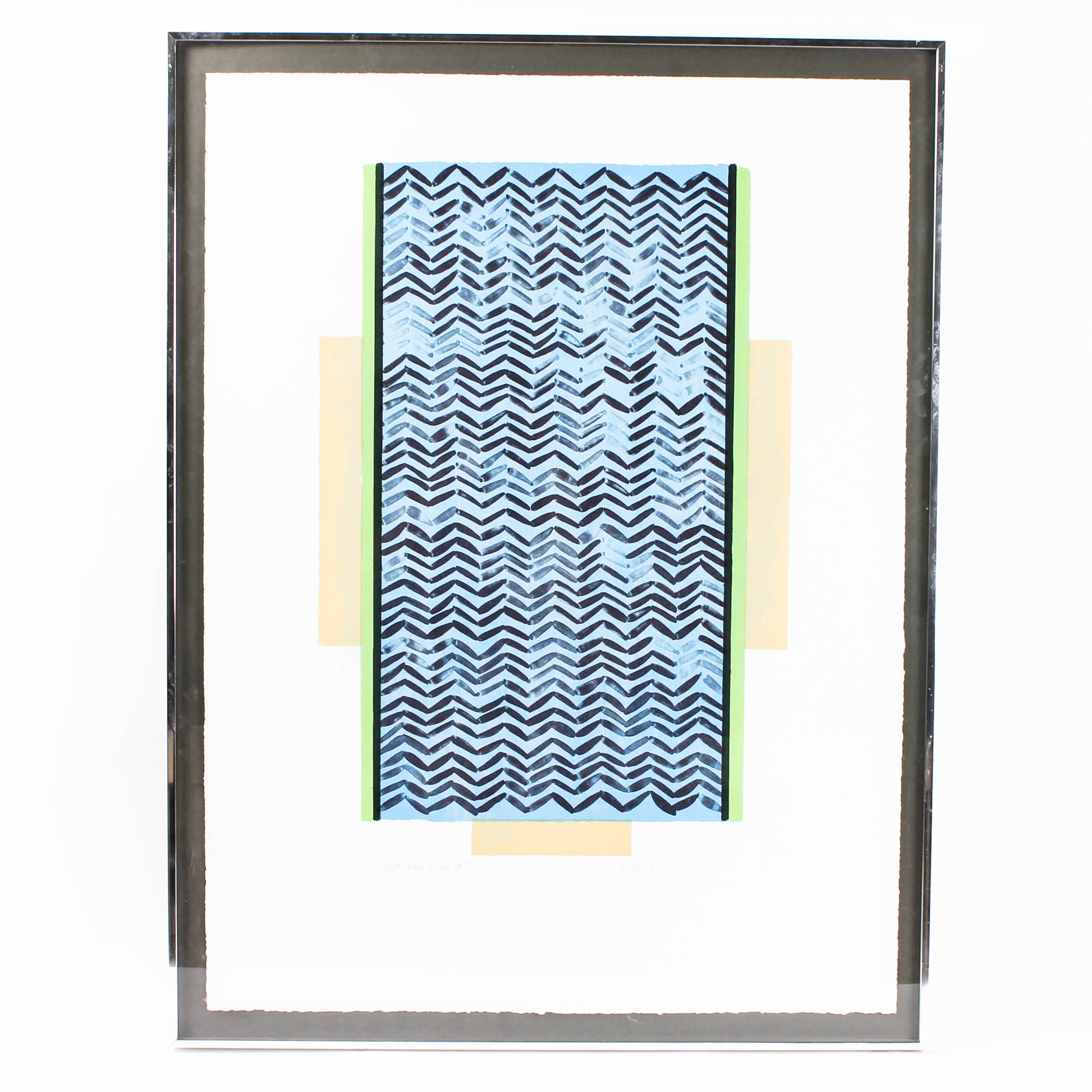 Keith Anden Achepohl Lithograph "Egypt: Day + Night II, 1977"