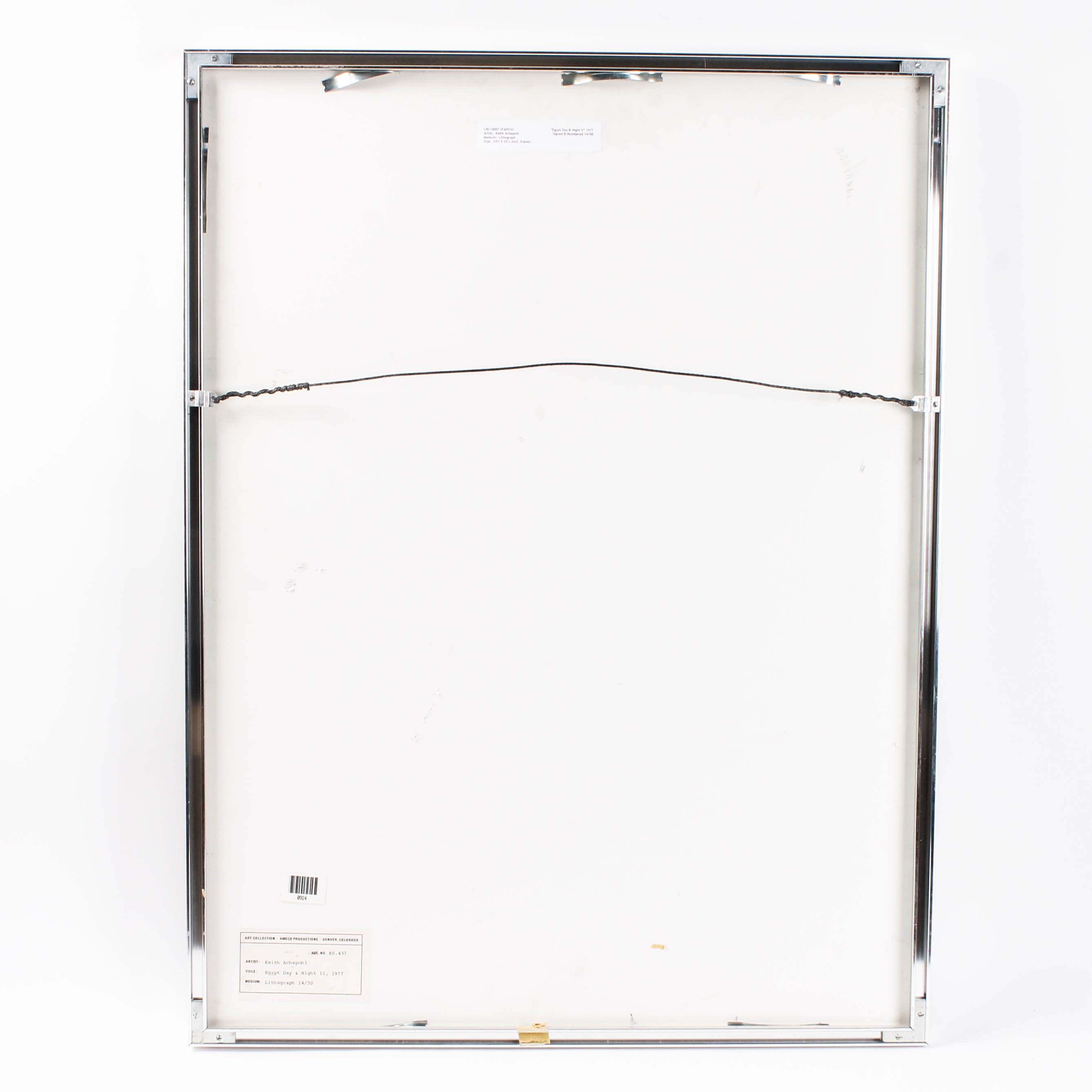 Keith Anden Achepohl Lithograph "Egypt: Day + Night II, 1977"