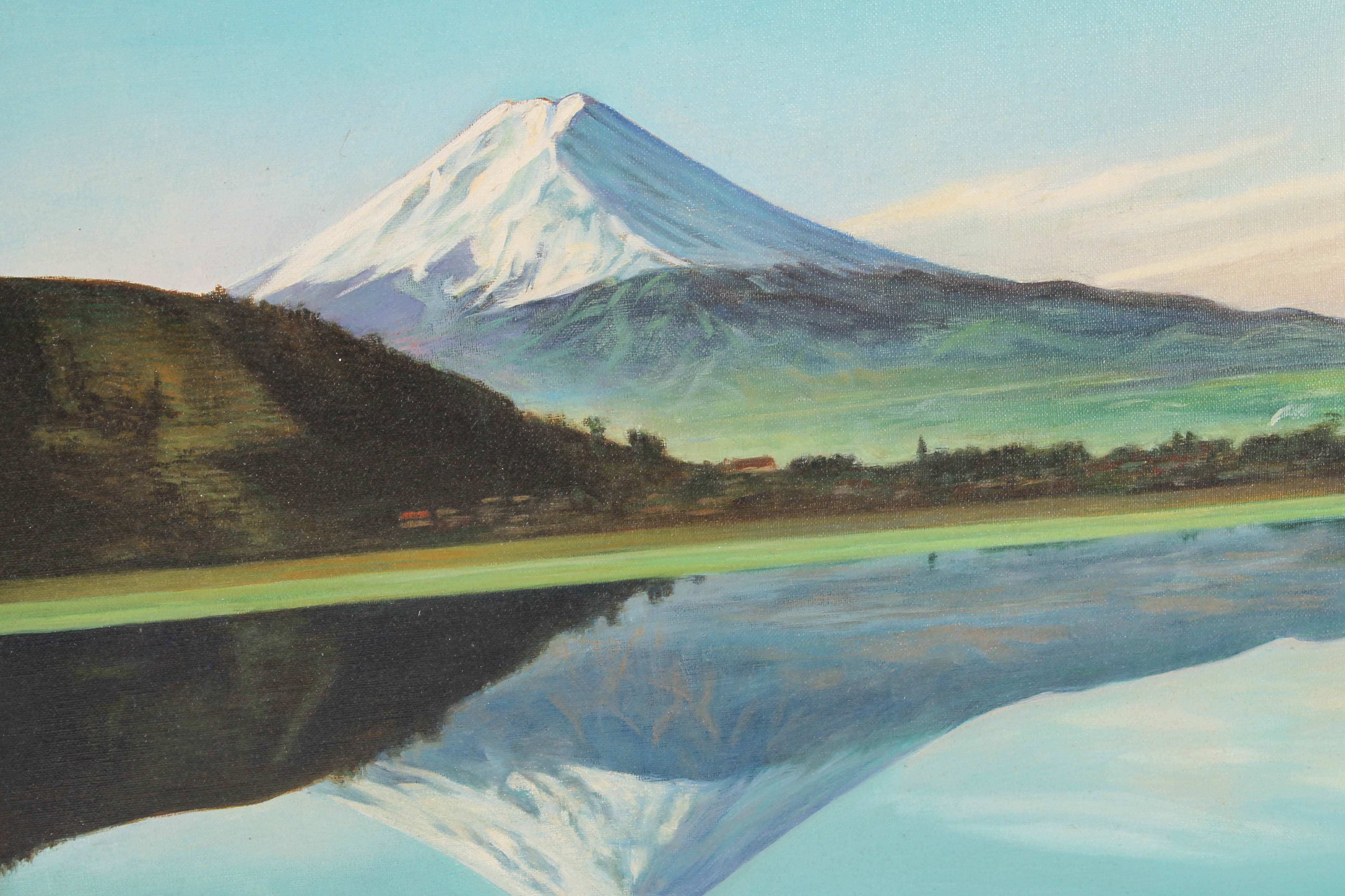 Mountain Landscape Painting on Canvas