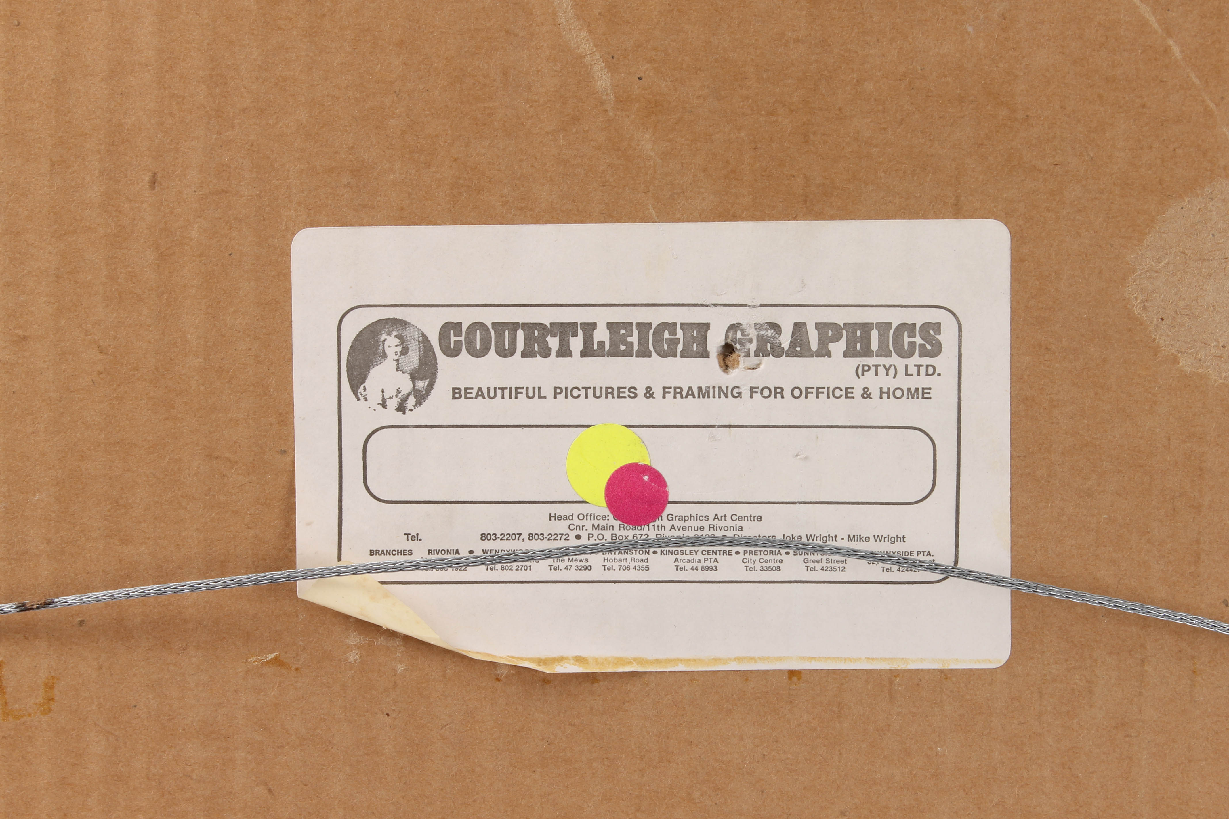 Thabo Signed Watercolor Painting "Figure Study"