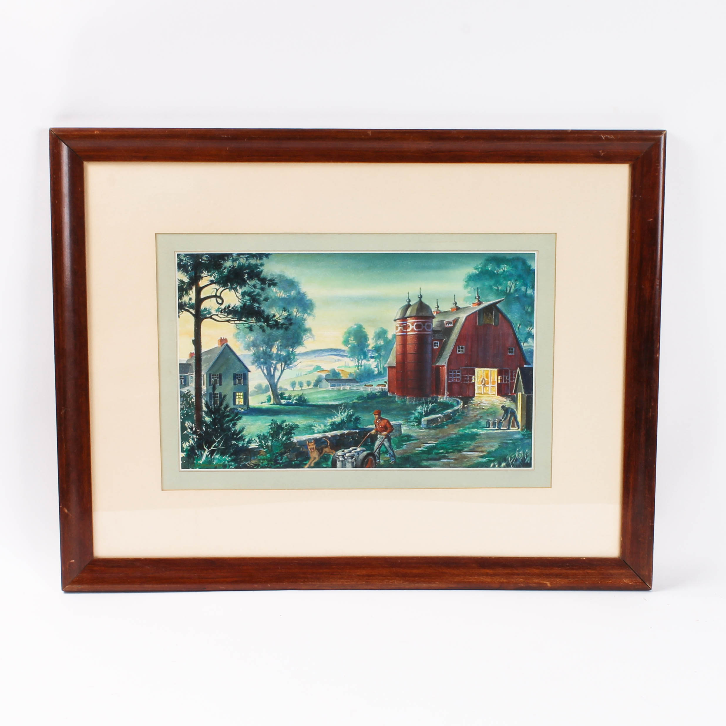 C.S. McWilliams Original Watercolor Painting