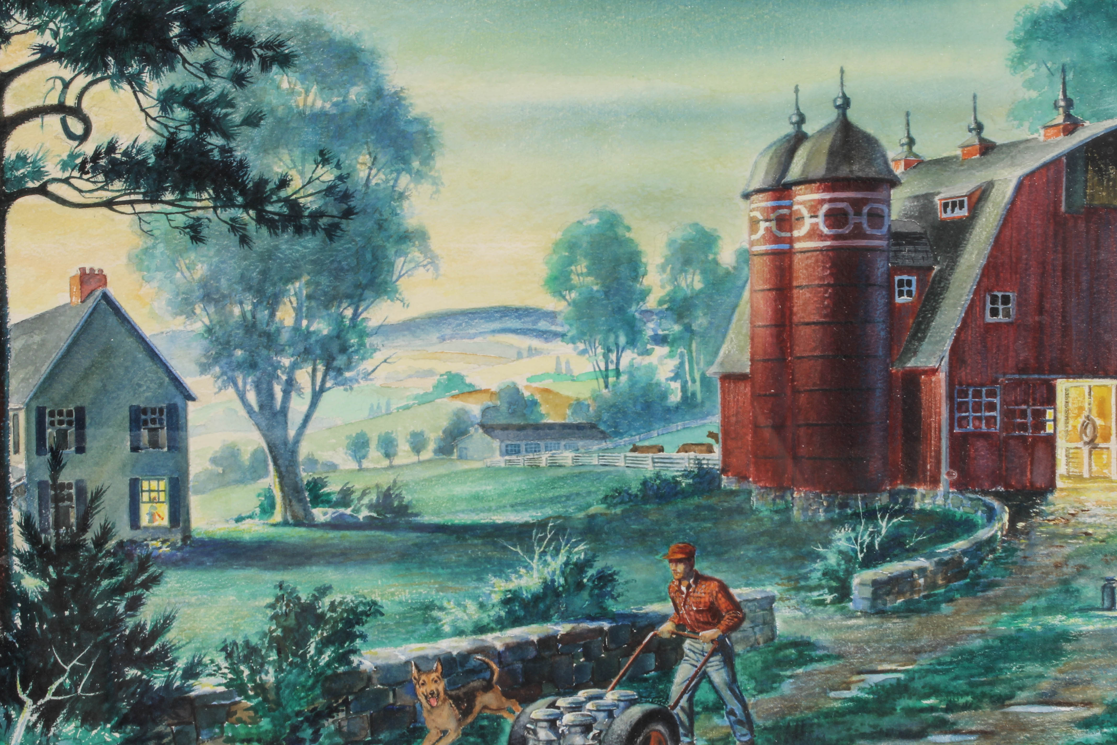 C.S. McWilliams Original Watercolor Painting