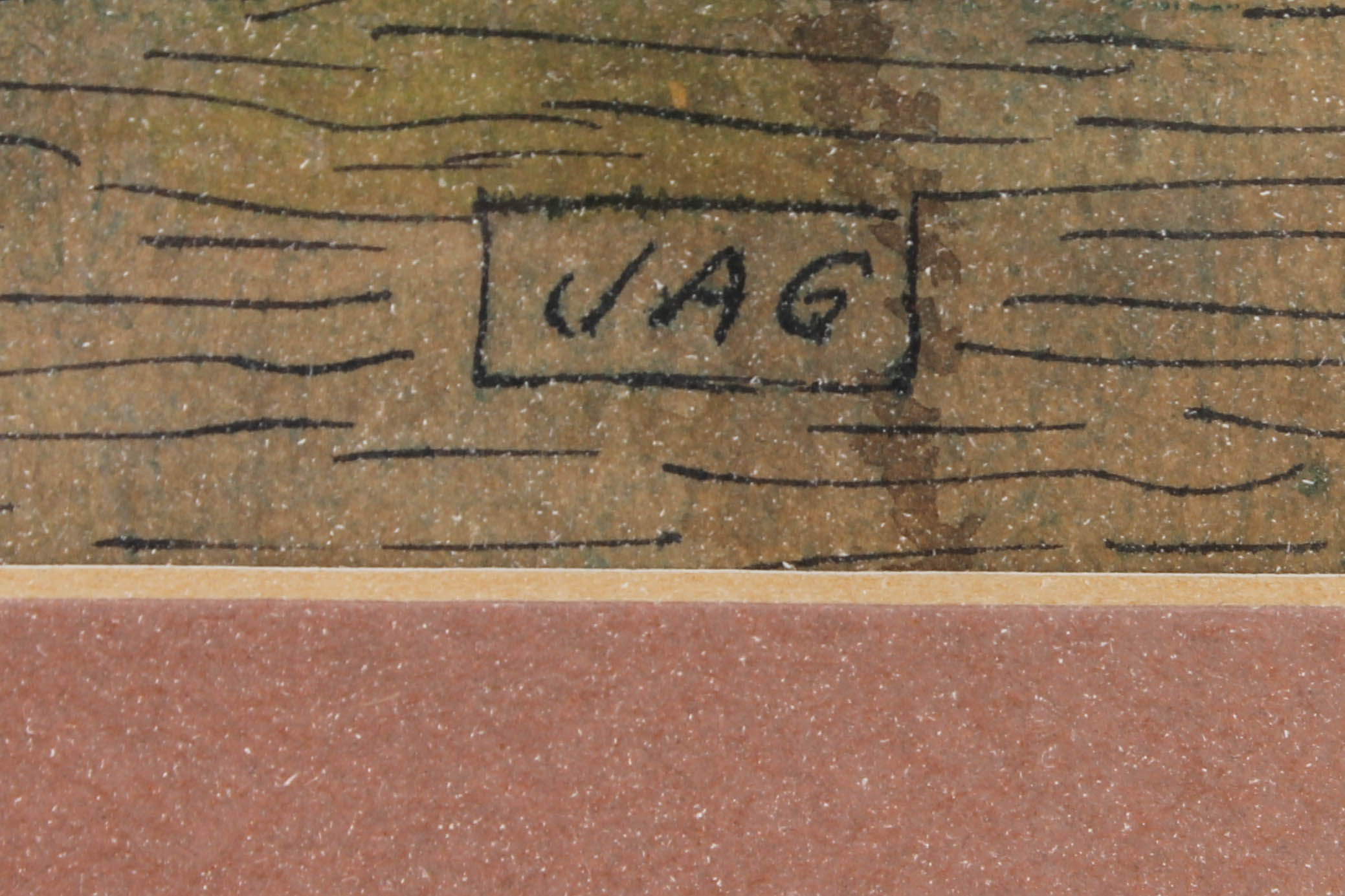 Joseph A. Greenberger Watercolor Painting