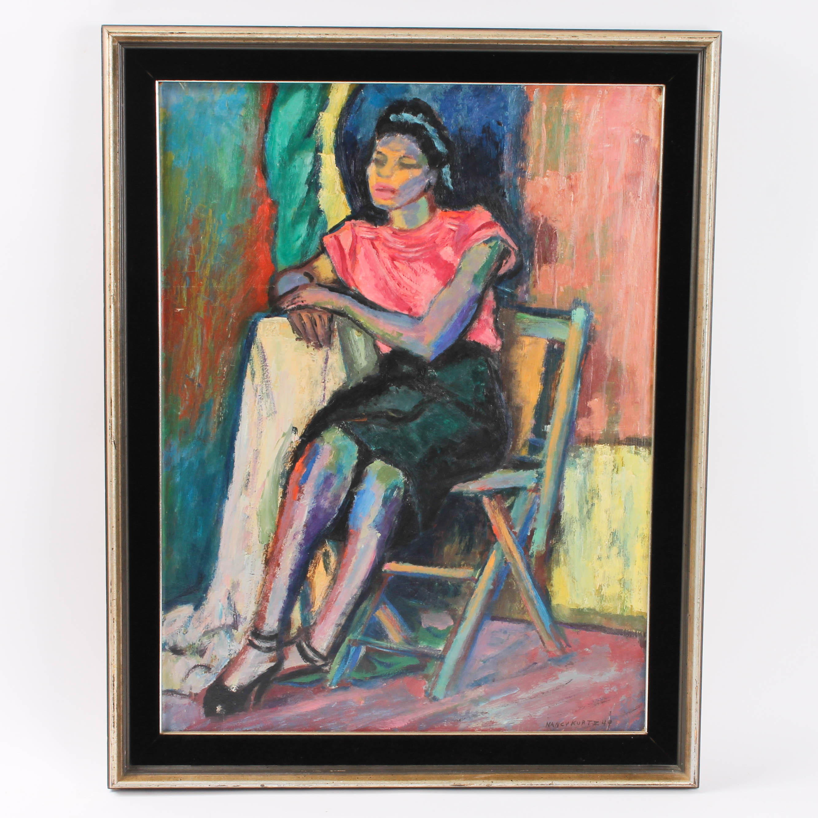 Nancy Kurtz Original Oil Painting on Board