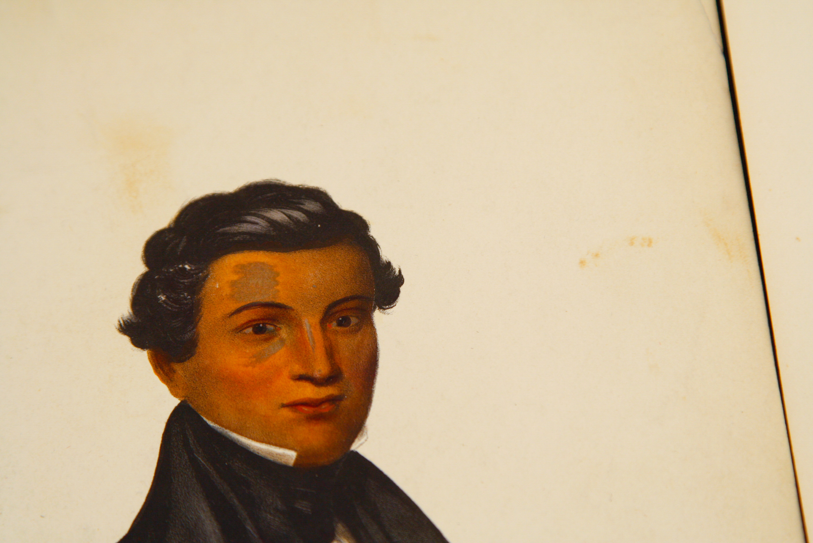 Pair of McKenney and Hall Hand-Colored Folio Lithographs of Native American Chiefs