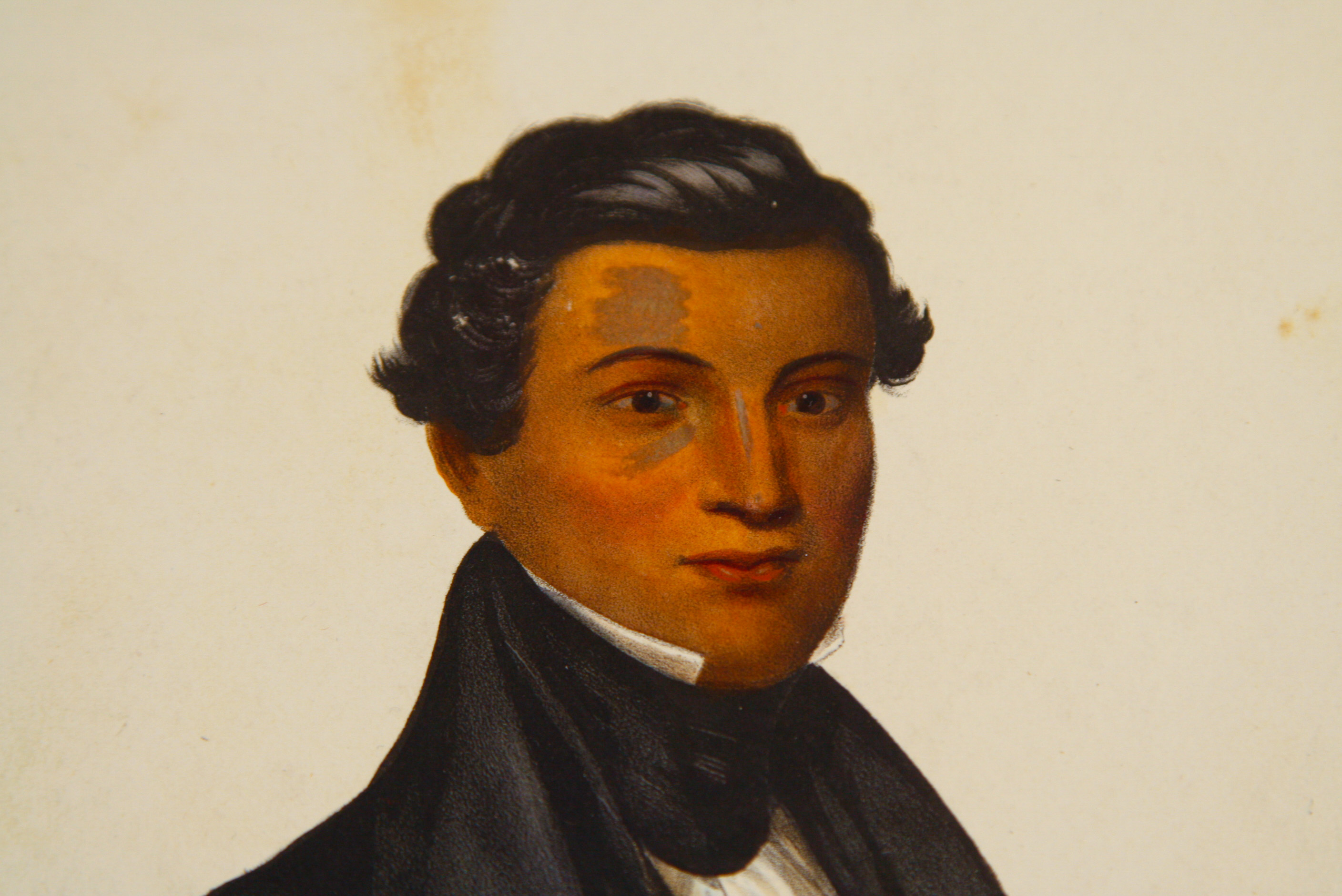 Pair of McKenney and Hall Hand-Colored Folio Lithographs of Native American Chiefs