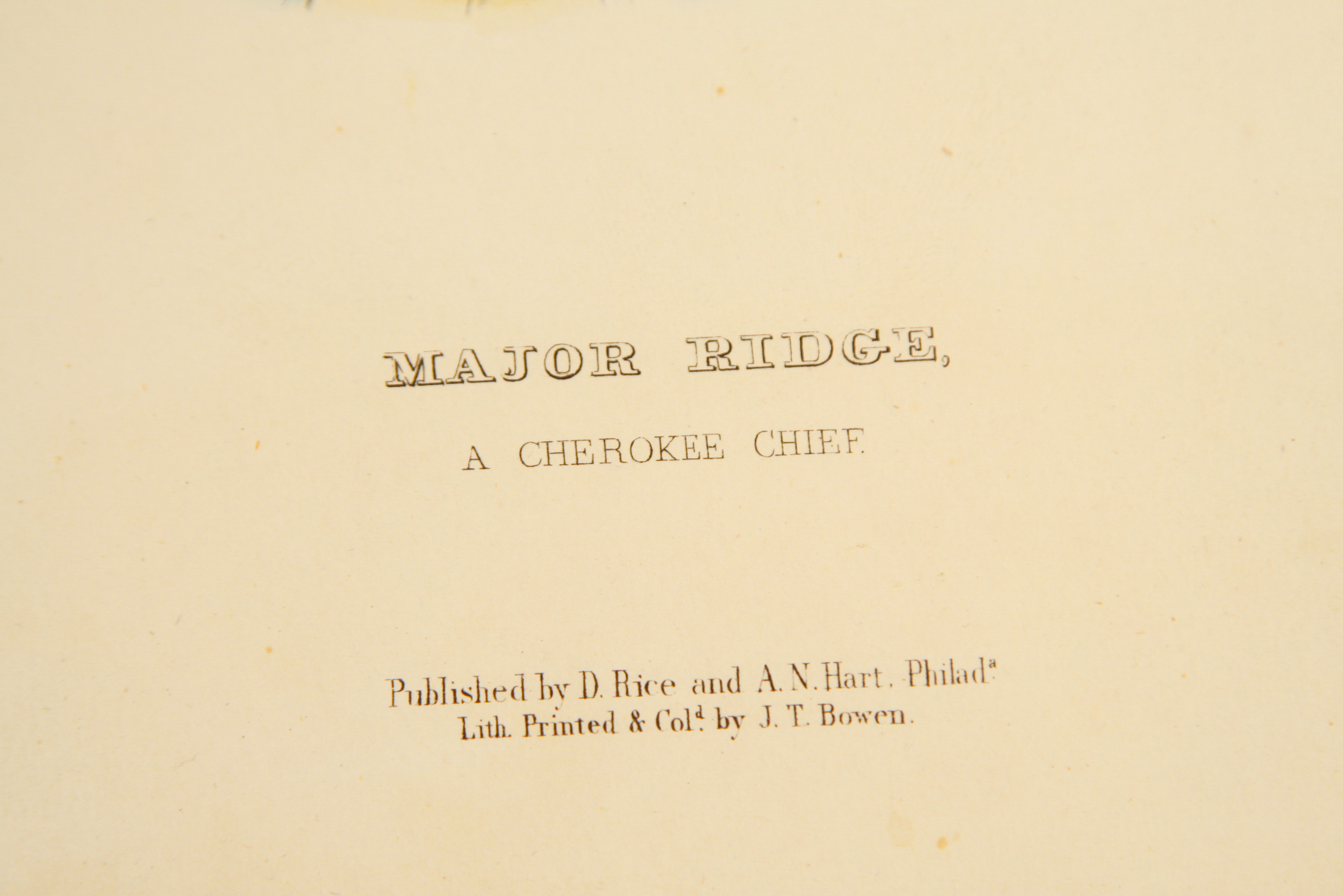 Pair of McKenney and Hall Hand-Colored Folio Lithographs of Native American Chiefs