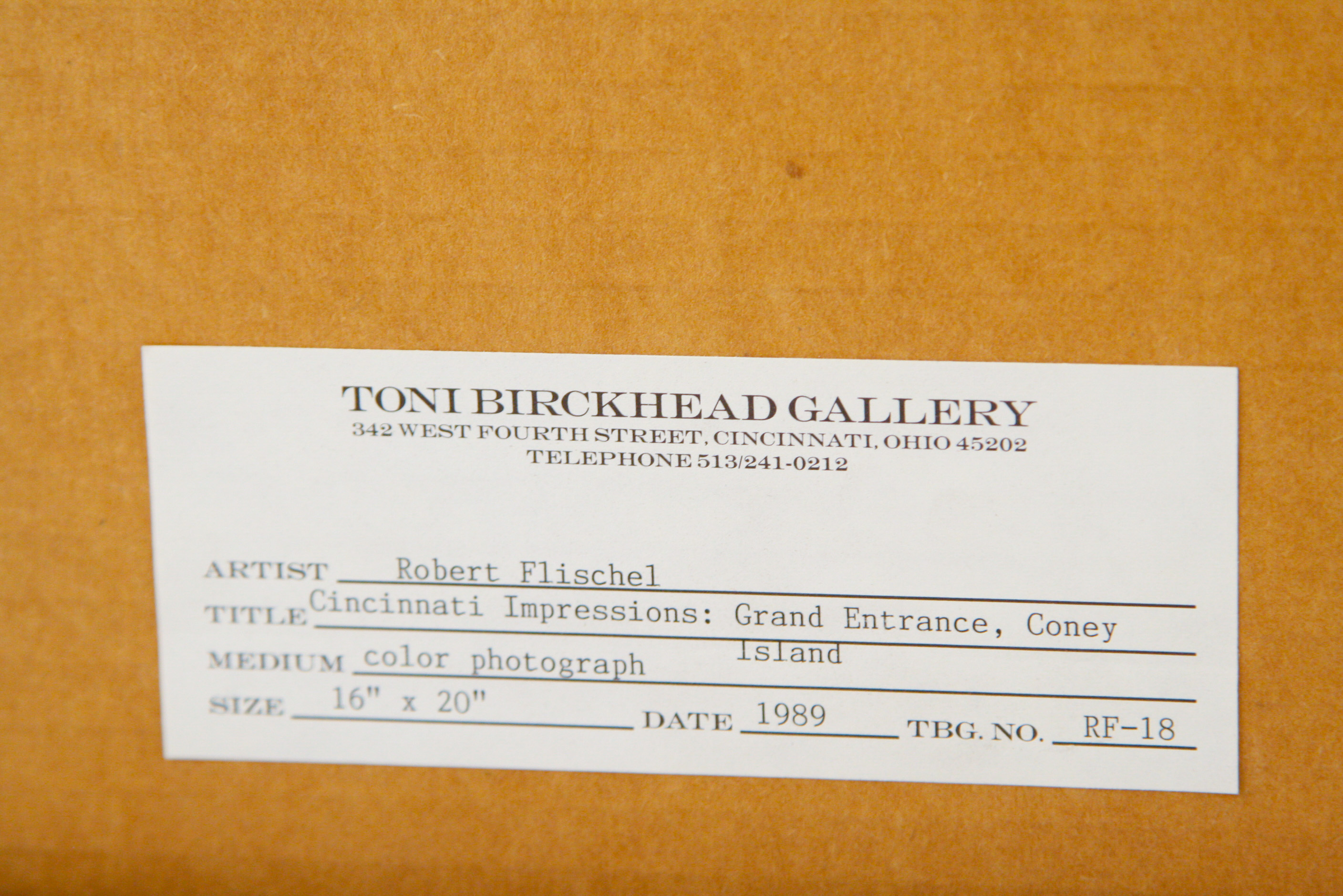 Pair of Framed Robert Flischel Photographic Prints of Cincinnati Landmarks