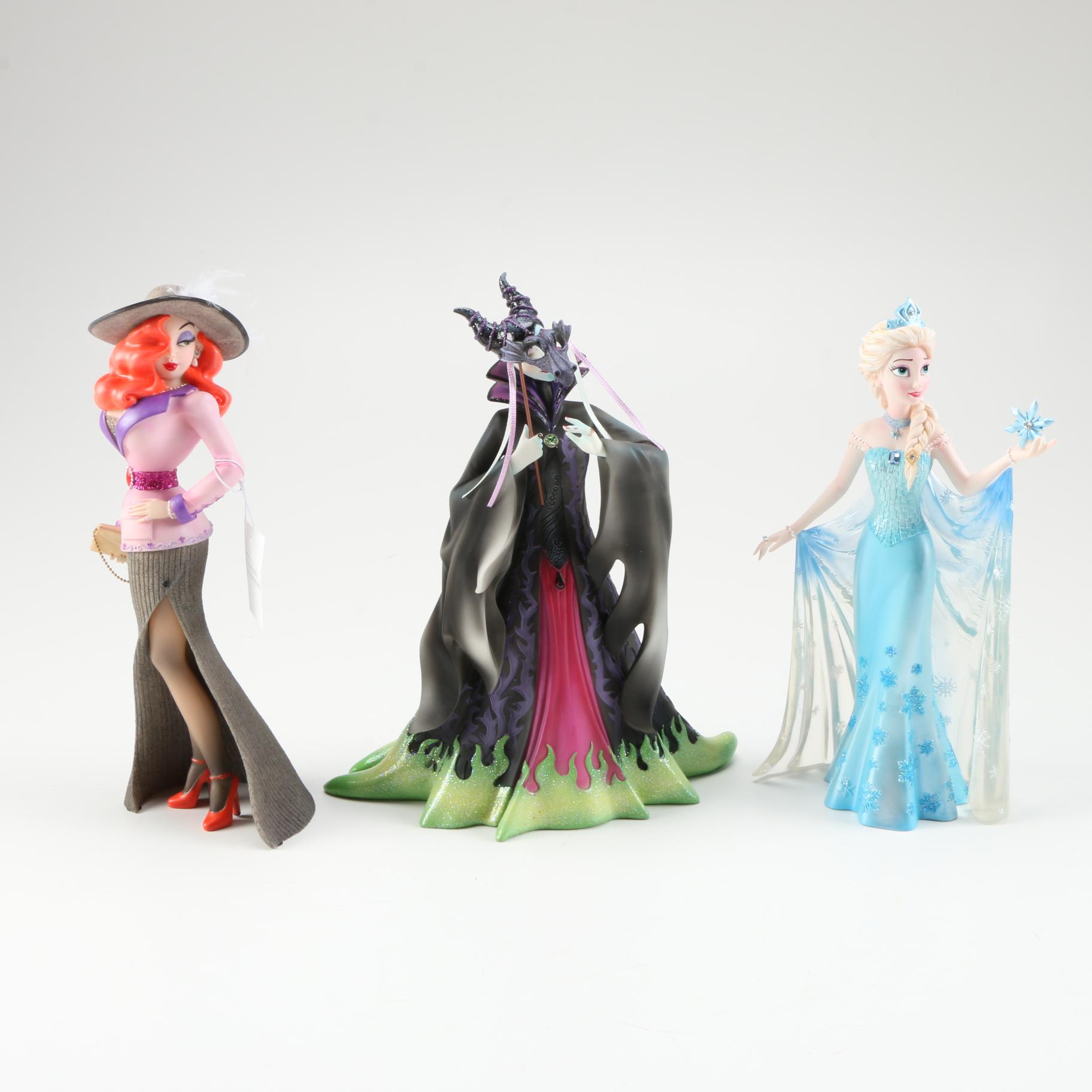 Disney Showcase Collection Figurines Including "Jessica Rabbit"