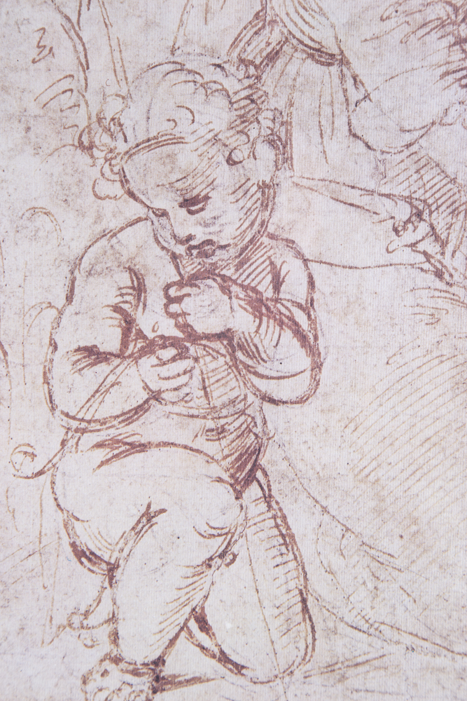 After Raphael Offset Lithograph Titled "Study For Esterhazy Madonna"