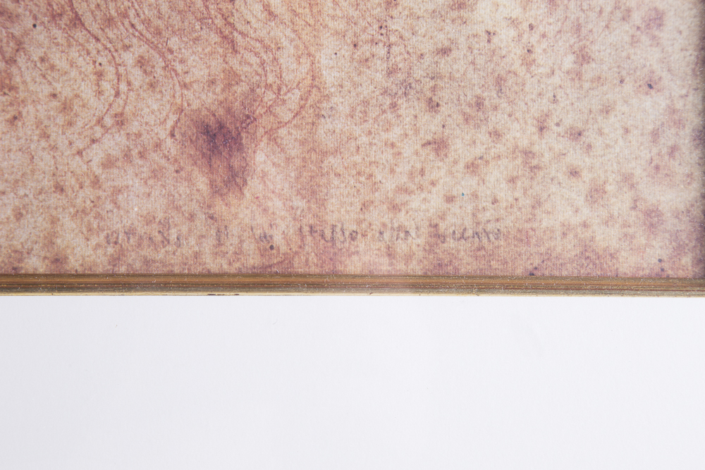 After Leonardo da Vinci Offset Lithograph