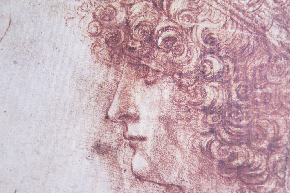 After Leonardo da Vinci Offset Lithograph