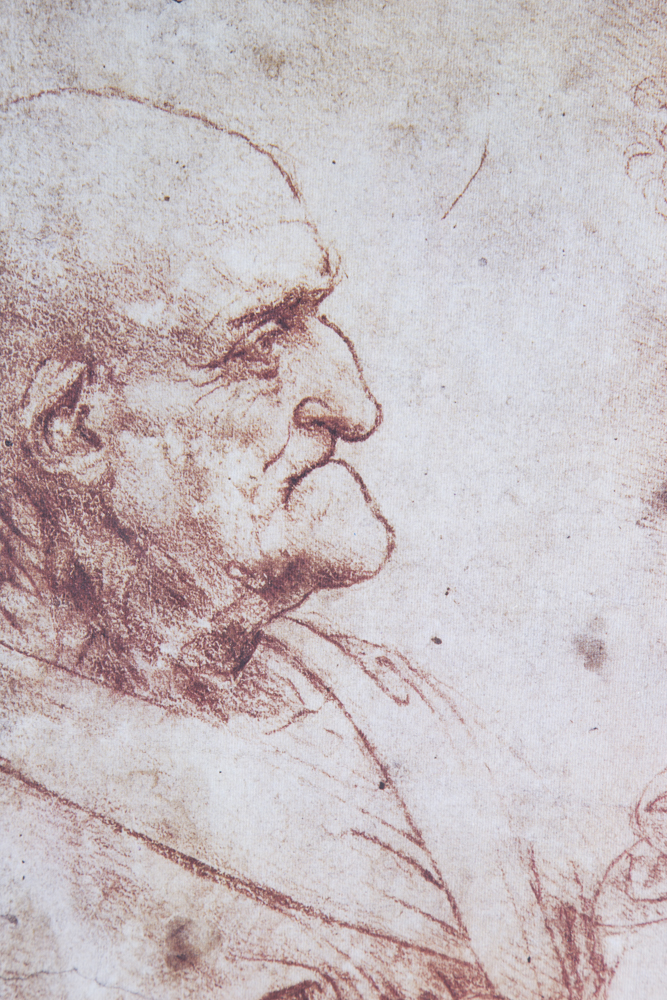 After Leonardo da Vinci Offset Lithograph