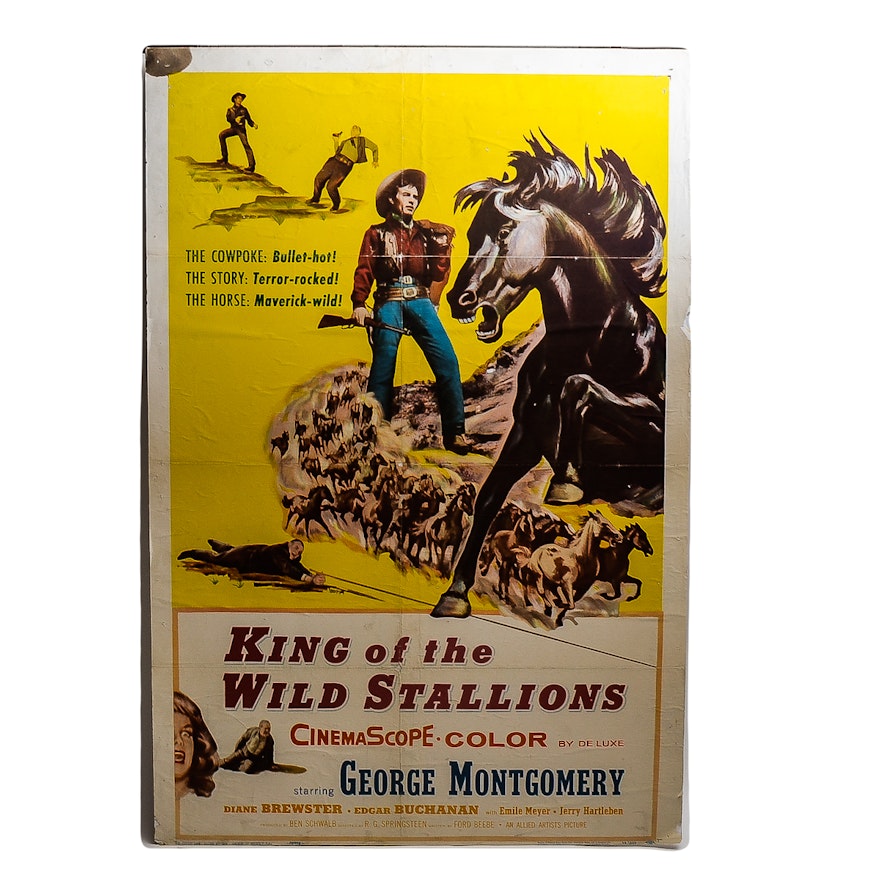 "King of Wild Stallions" Movie Poster