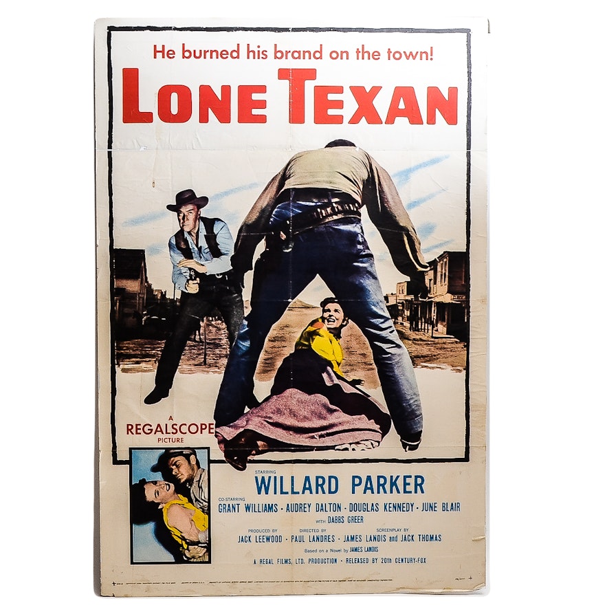 "Lone Texan" Movie Poster