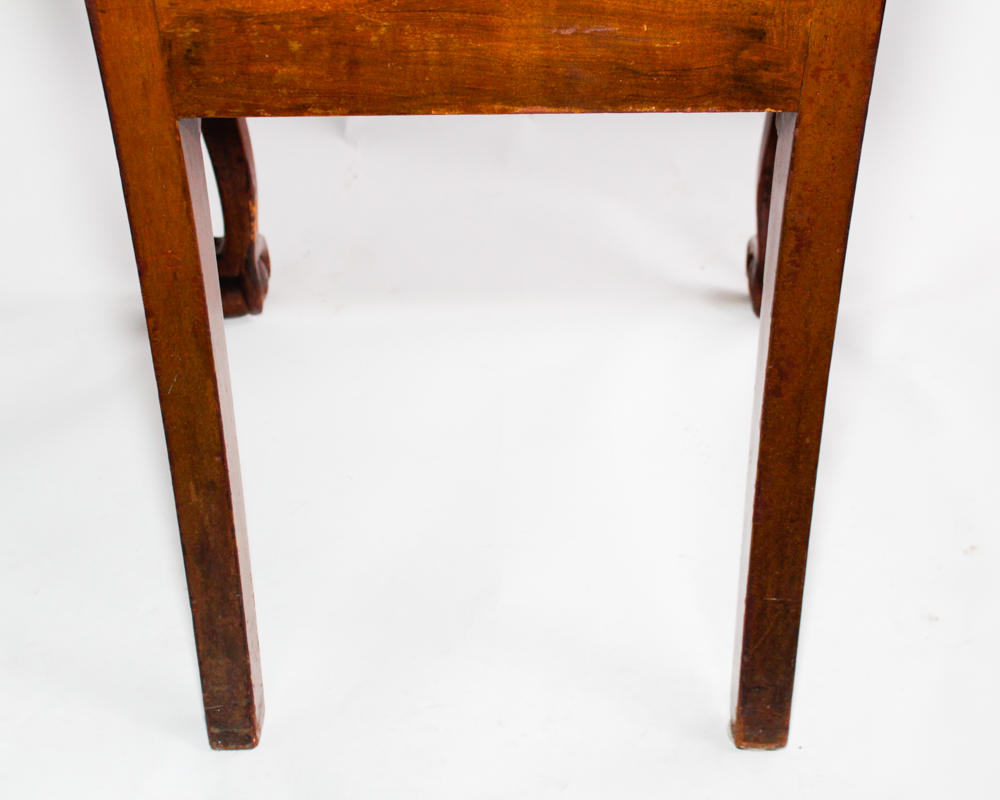 Vintage Chippendale Style Side Chair