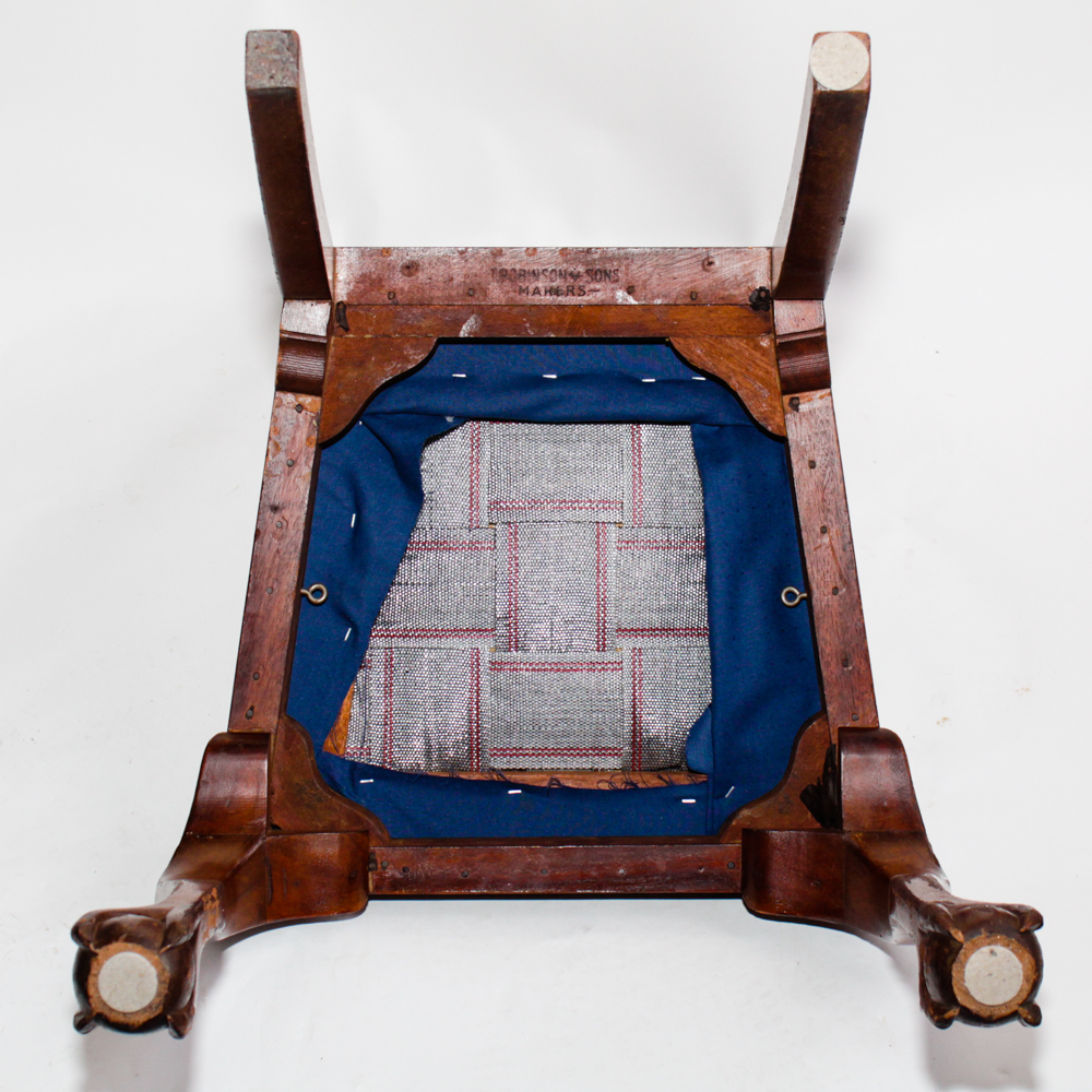 Vintage Chippendale Style Side Chair