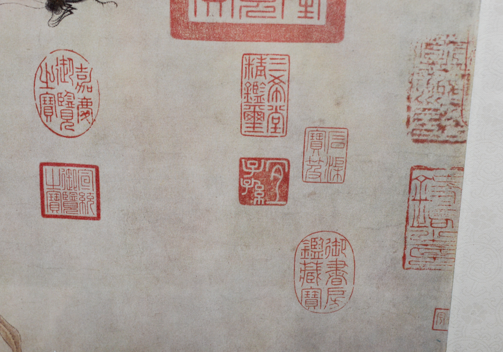 Framed Chinese Offset Lithograph After "Butterflies Sketched From Life" by Zhao Chang