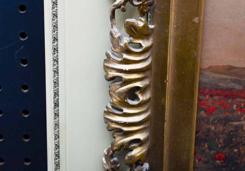 After Bruno Piglhein Lithograph "The Blind Woman in Poppy Field"