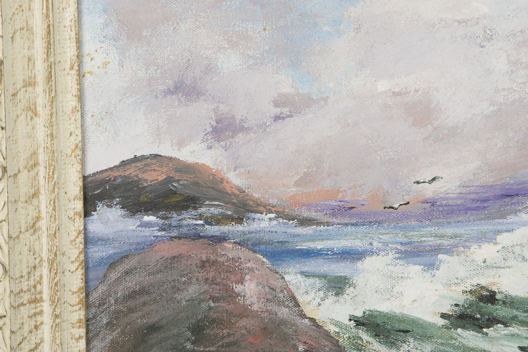 Rough Seas Oil Painting