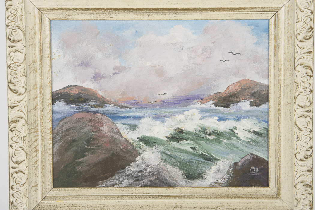 Rough Seas Oil Painting