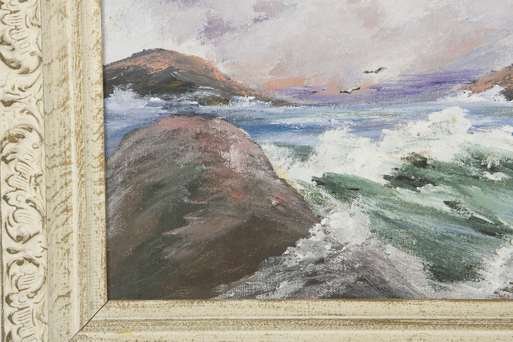 Rough Seas Oil Painting