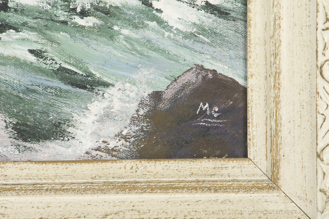 Rough Seas Oil Painting