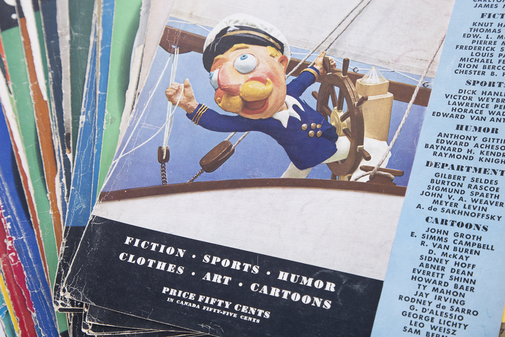 Assortment of Vintage "Esquire" Magazine Covers