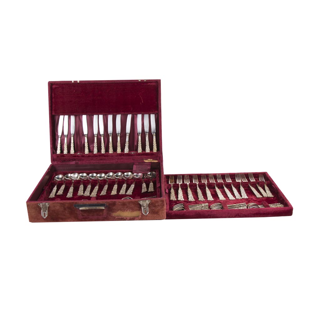 Collection of Vintage Silver Tone Flatware