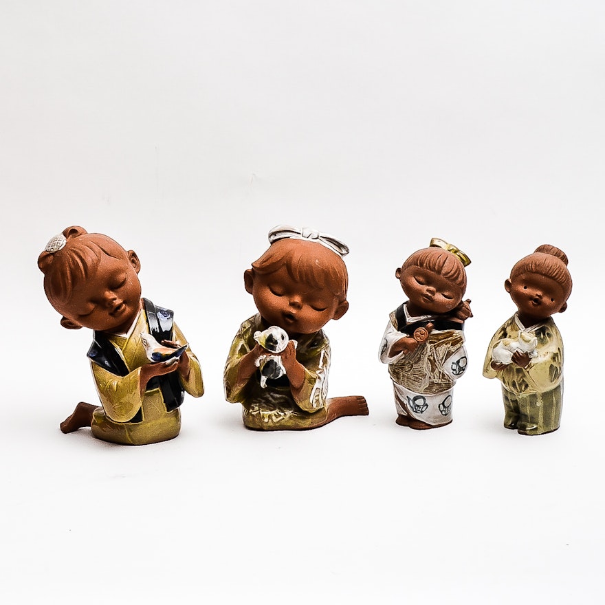 Vintage Pottery Figurines