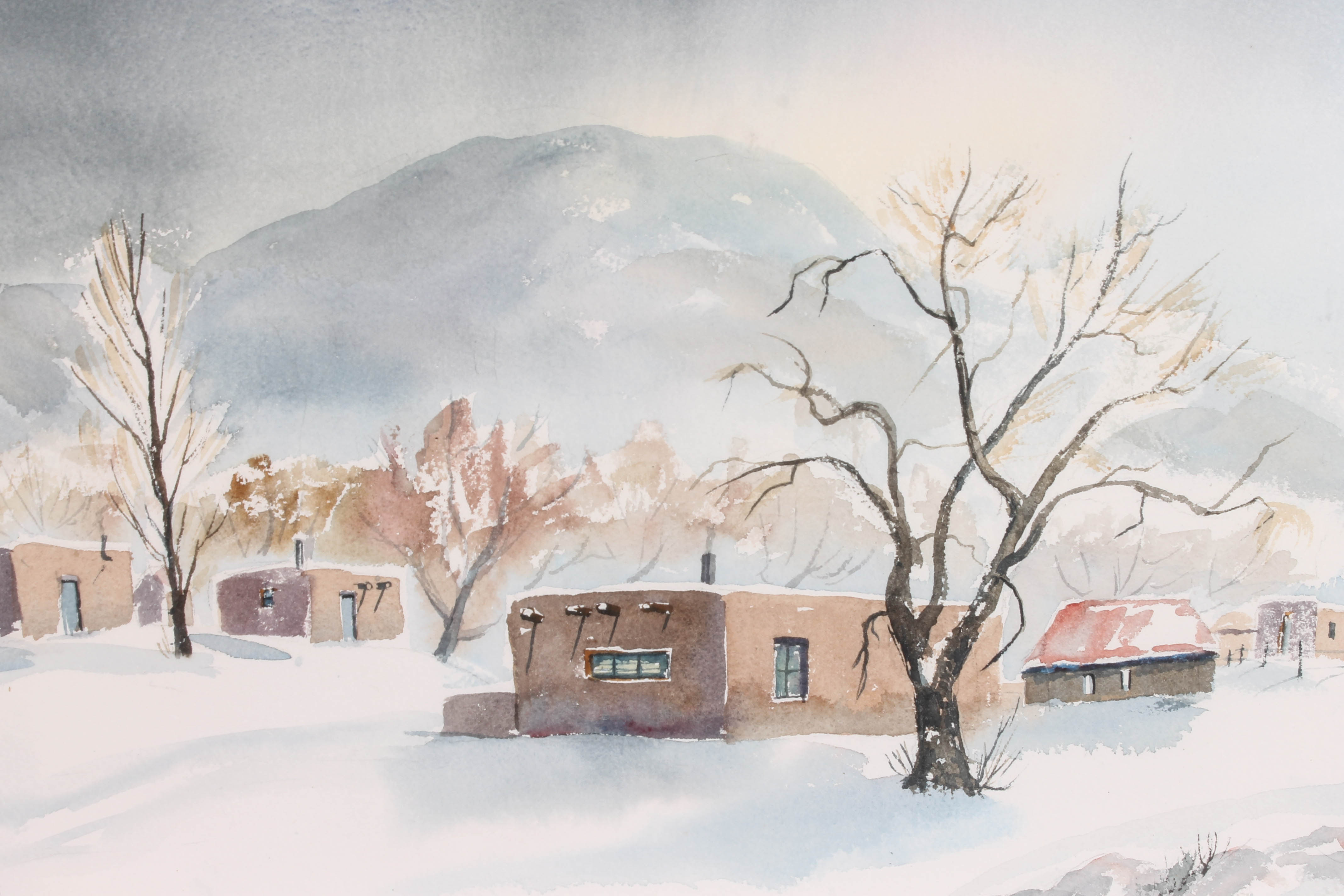 F. B. Johnson Original Landscape Watercolor Paintings