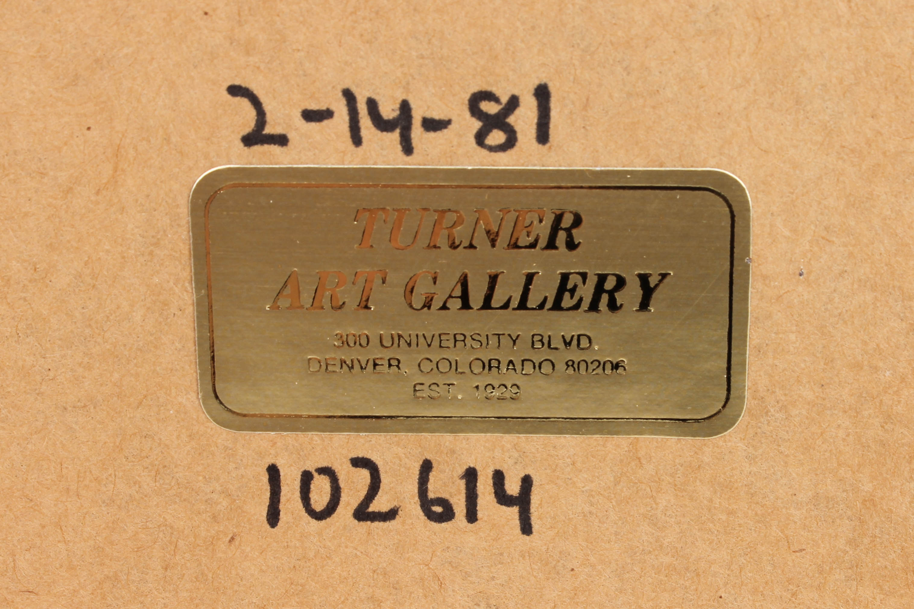 Bernard Phillip Blake Lithograph "Man-Face in Half Dome"