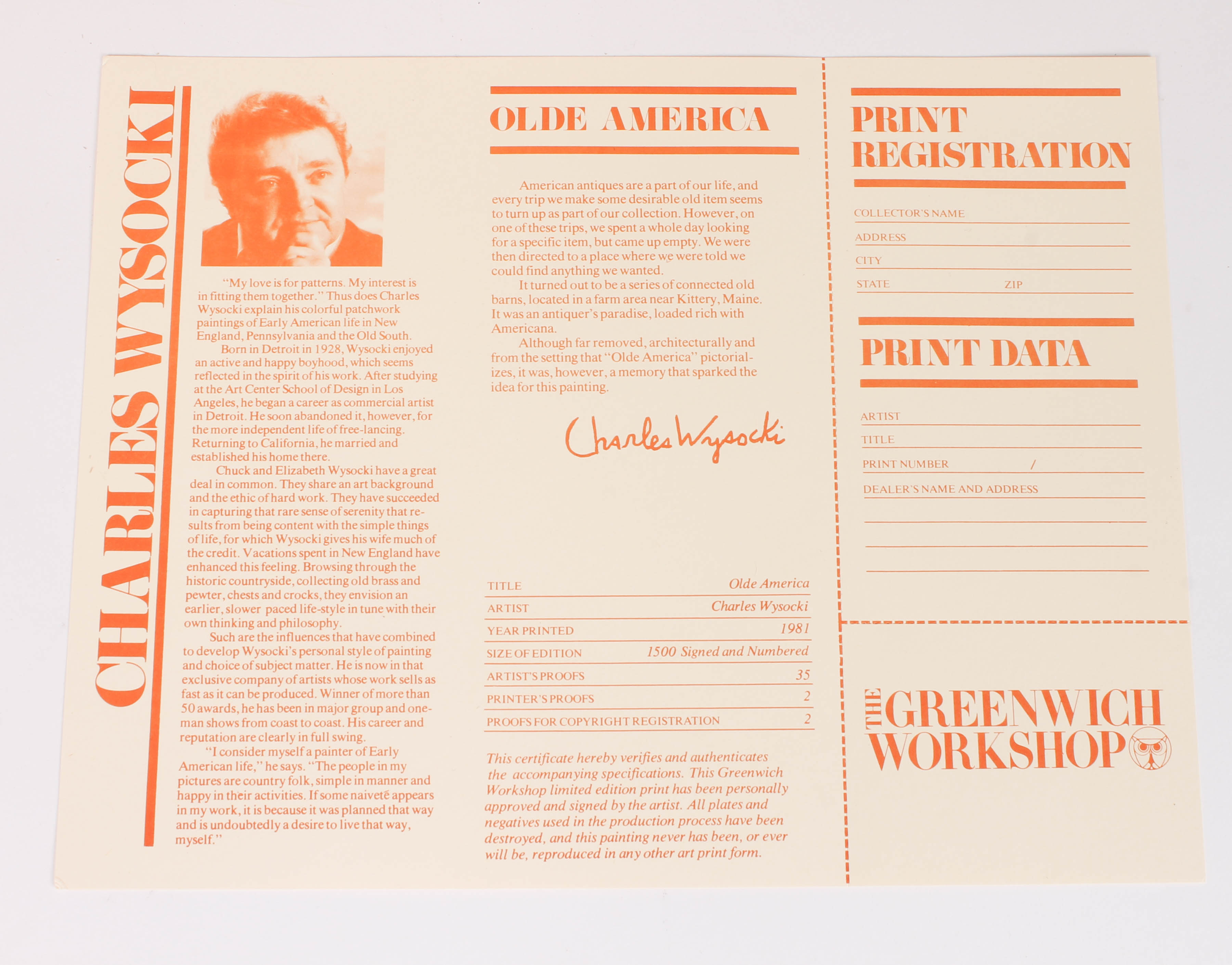 Pair of Charles Wysocki Framed Prints