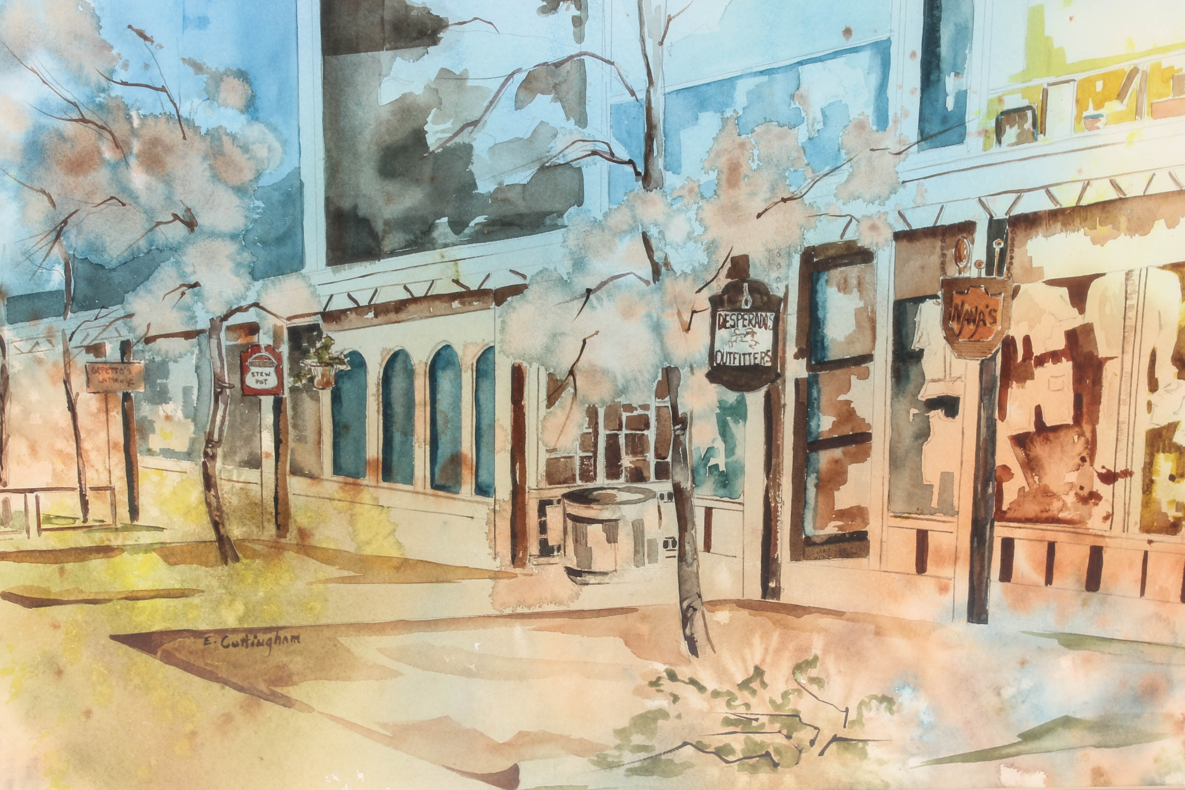 Elizabeth G. Cottingham Watercolor Painting Collection