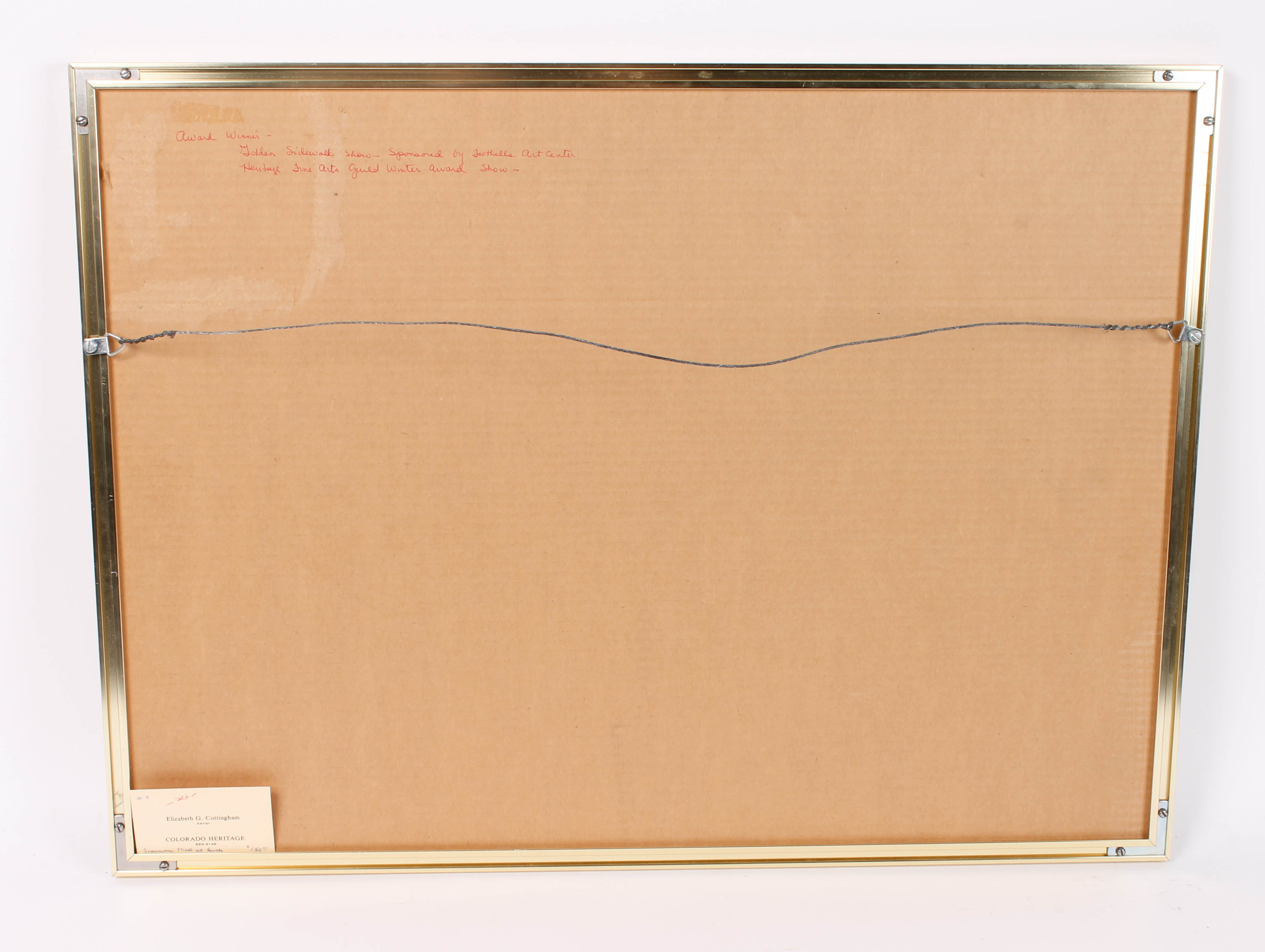 Elizabeth G. Cottingham Watercolor Painting Collection