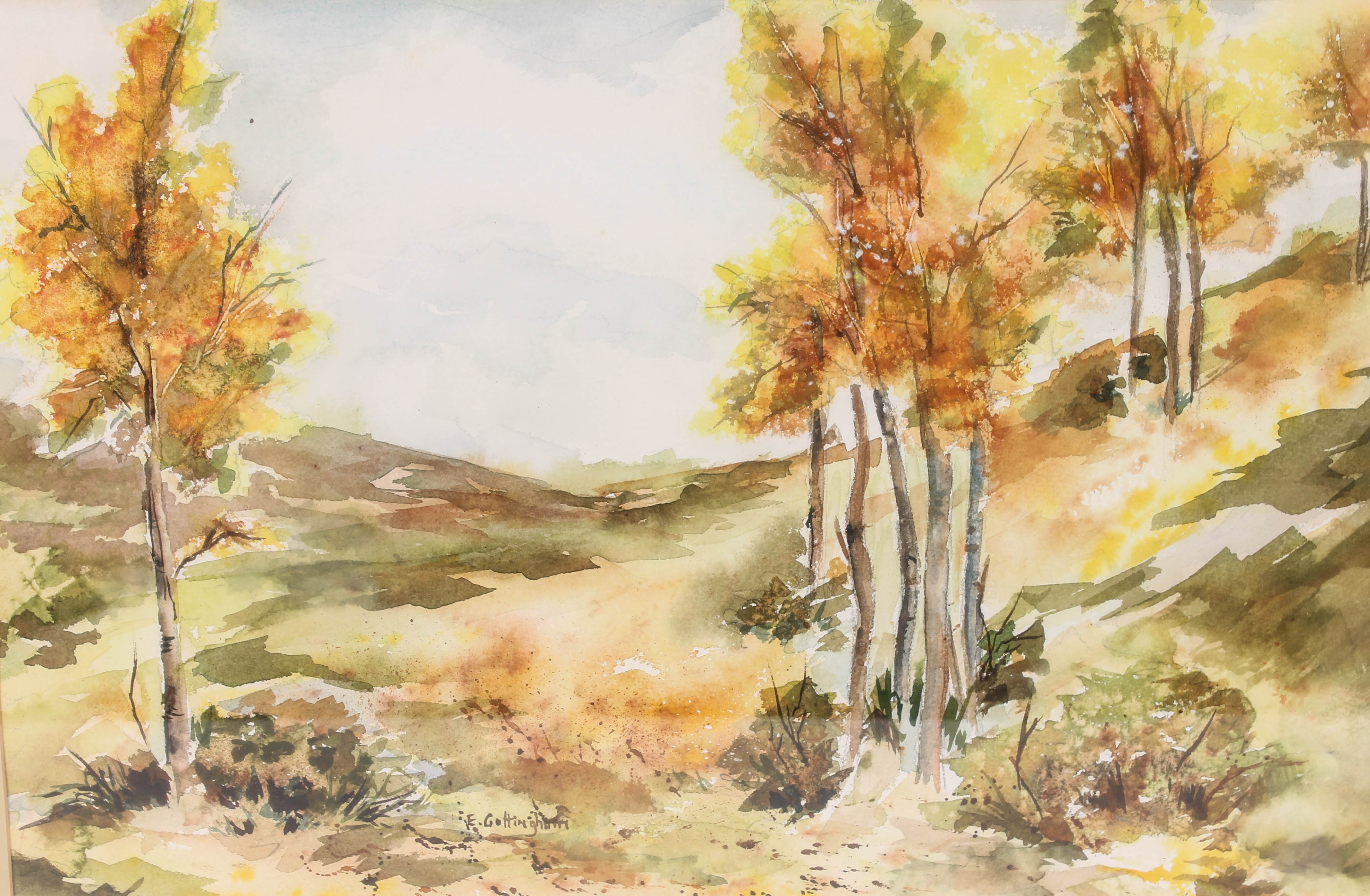 Elizabeth G. Cottingham Watercolor Painting Collection