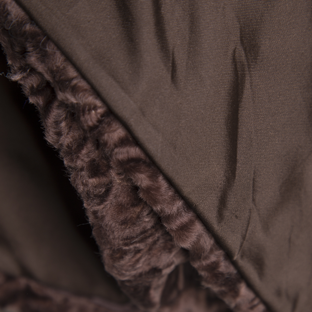 Revillon Lamb and Fox Fur Coat