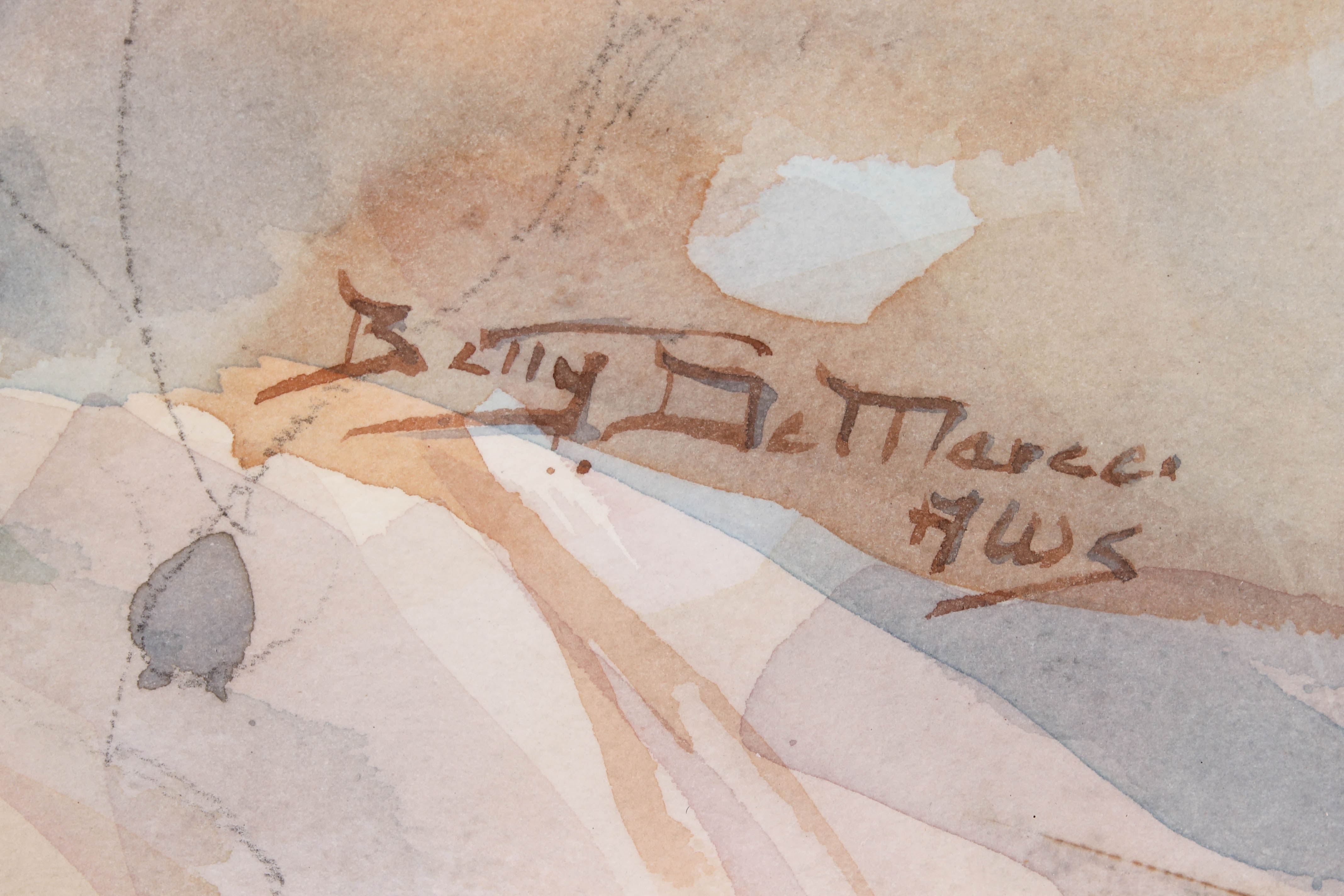 Betty DeMarce Original Watercolor Painting