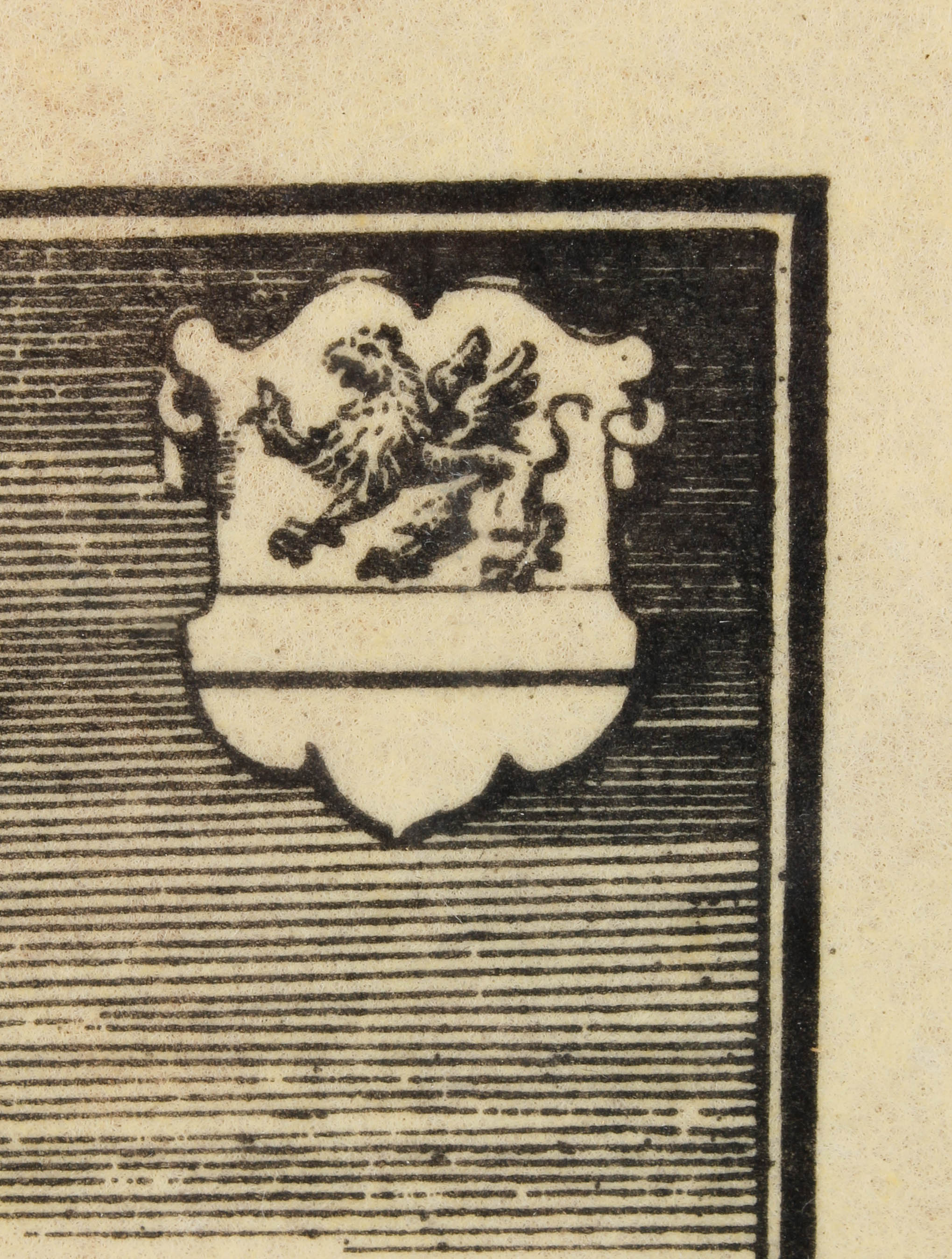 Engraving Warnow Bank in Rostock, Germany