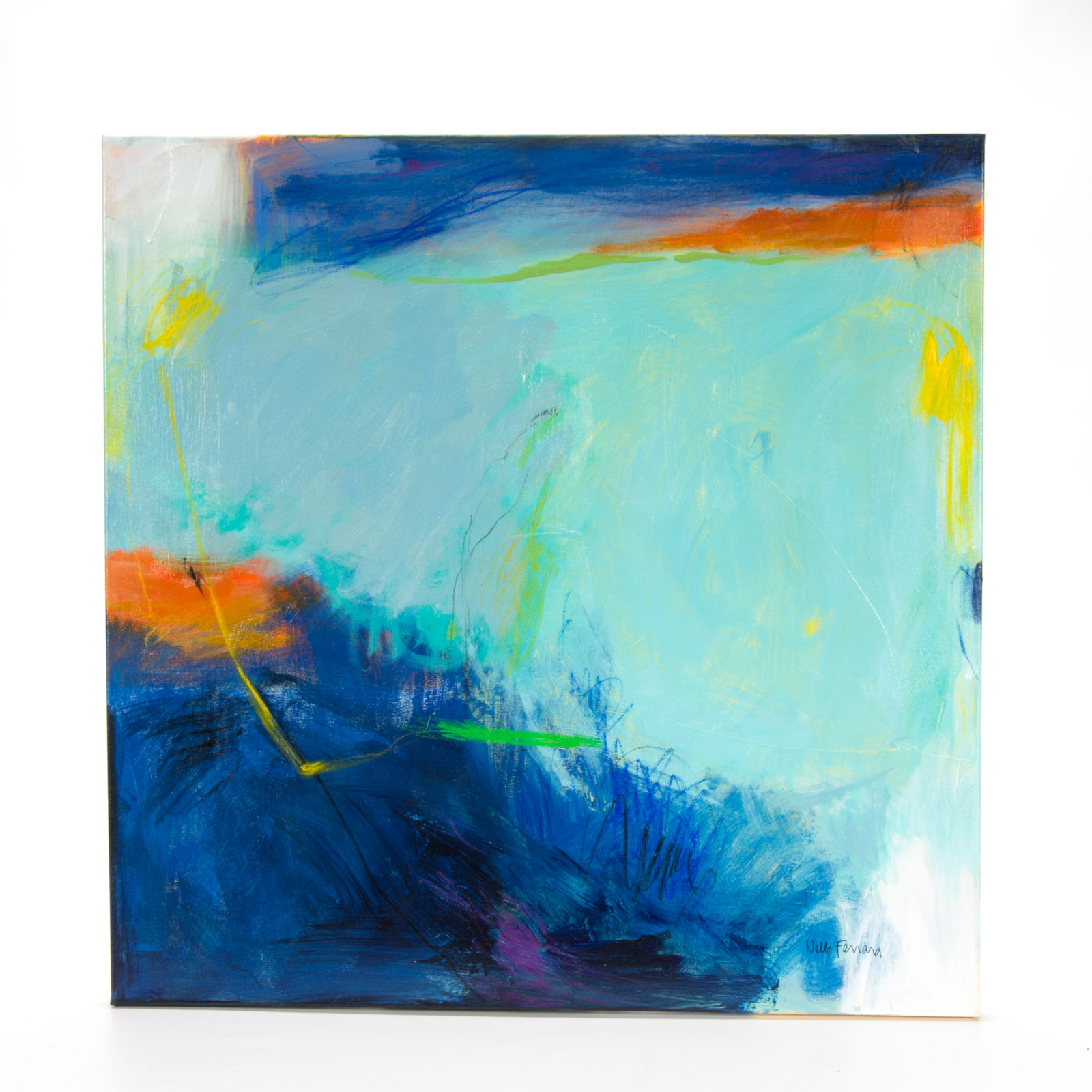 Nelle Ferrara Painting on Canvas